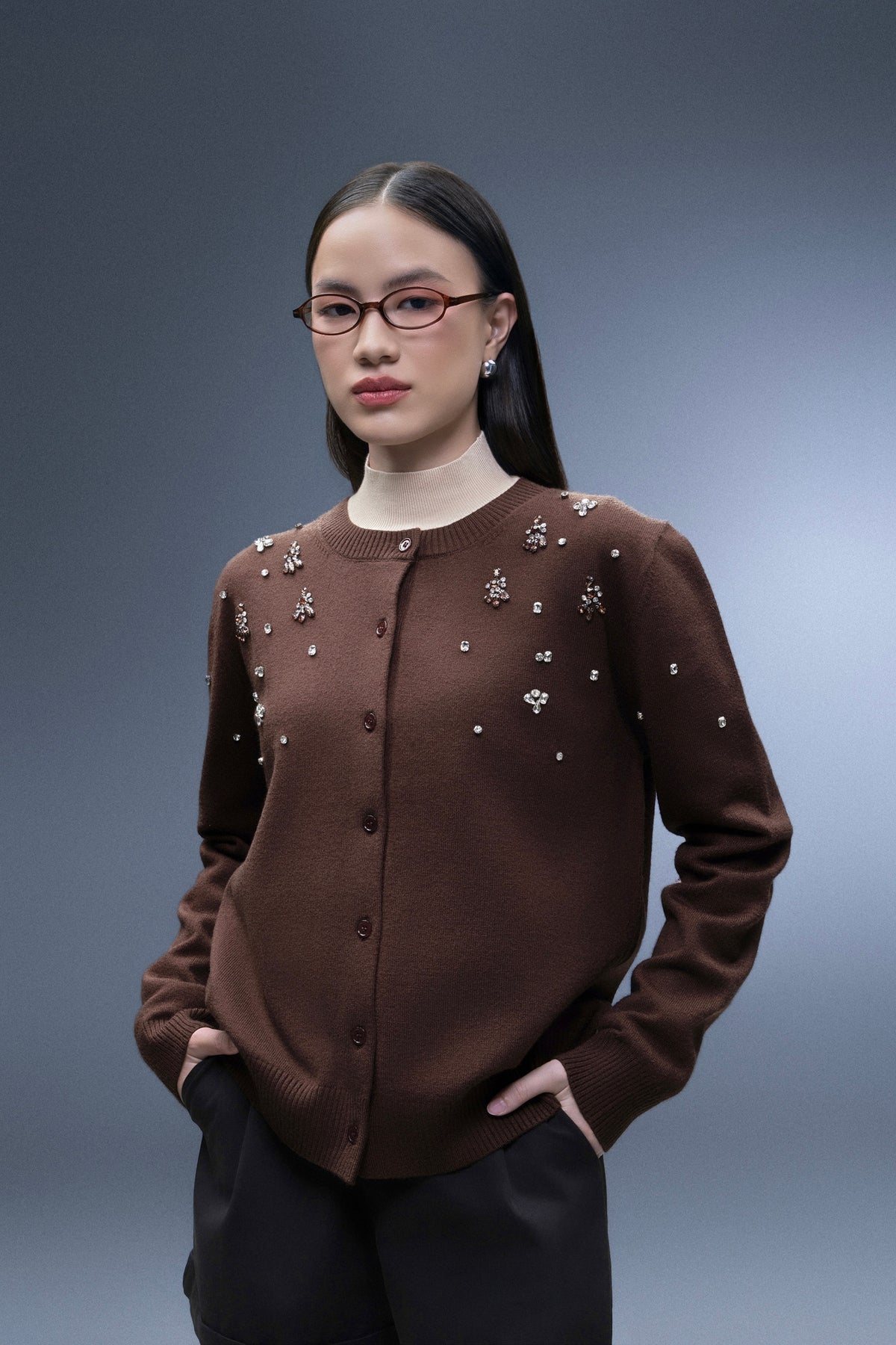 Estelle Beads Knit Cardigan