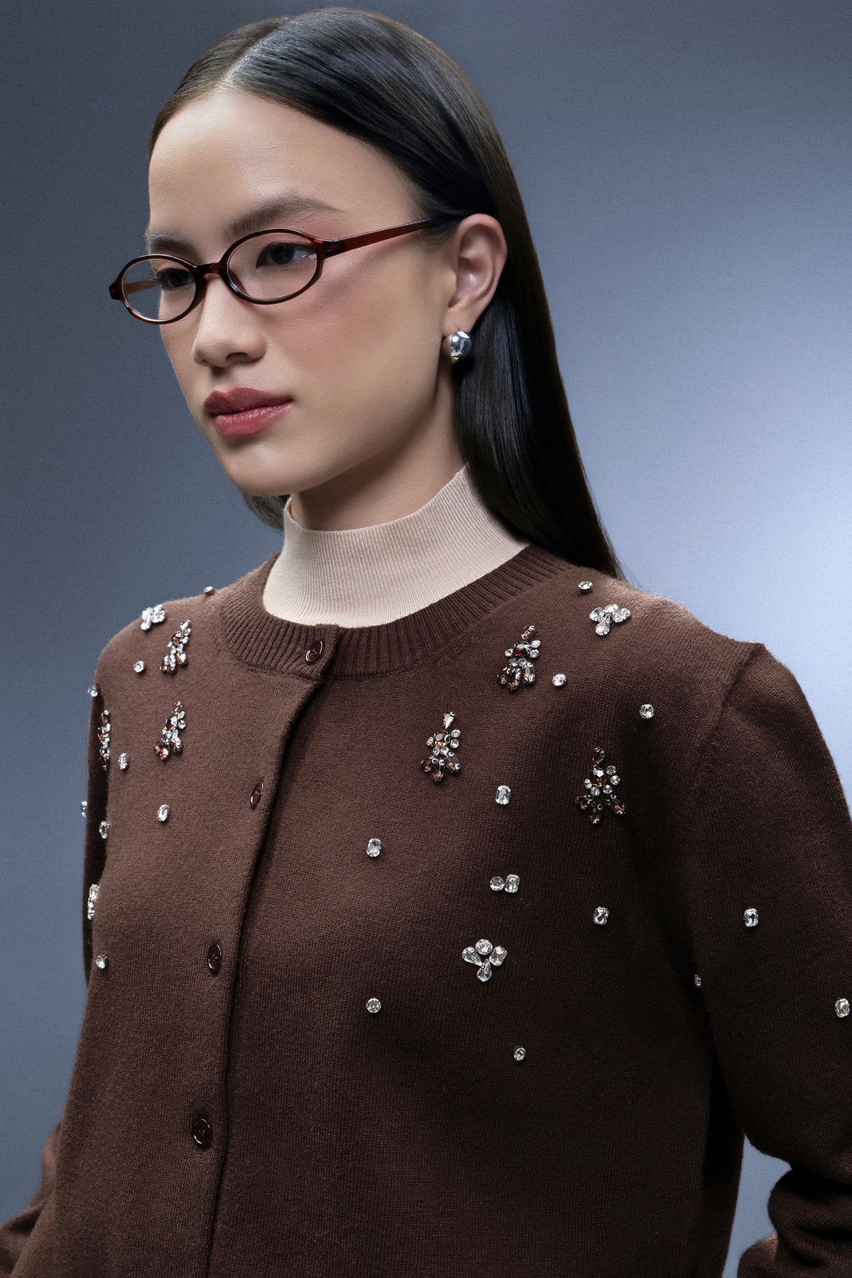 Estelle Beads Knit Cardigan