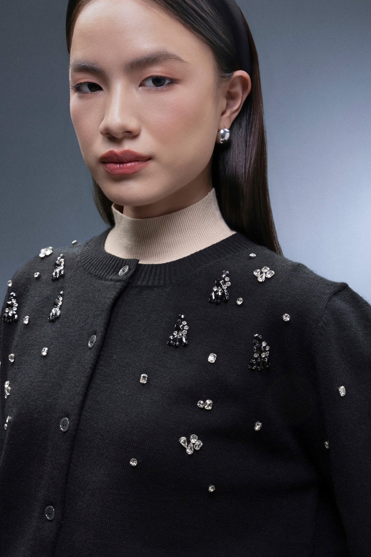 Estelle Beads Knit Cardigan