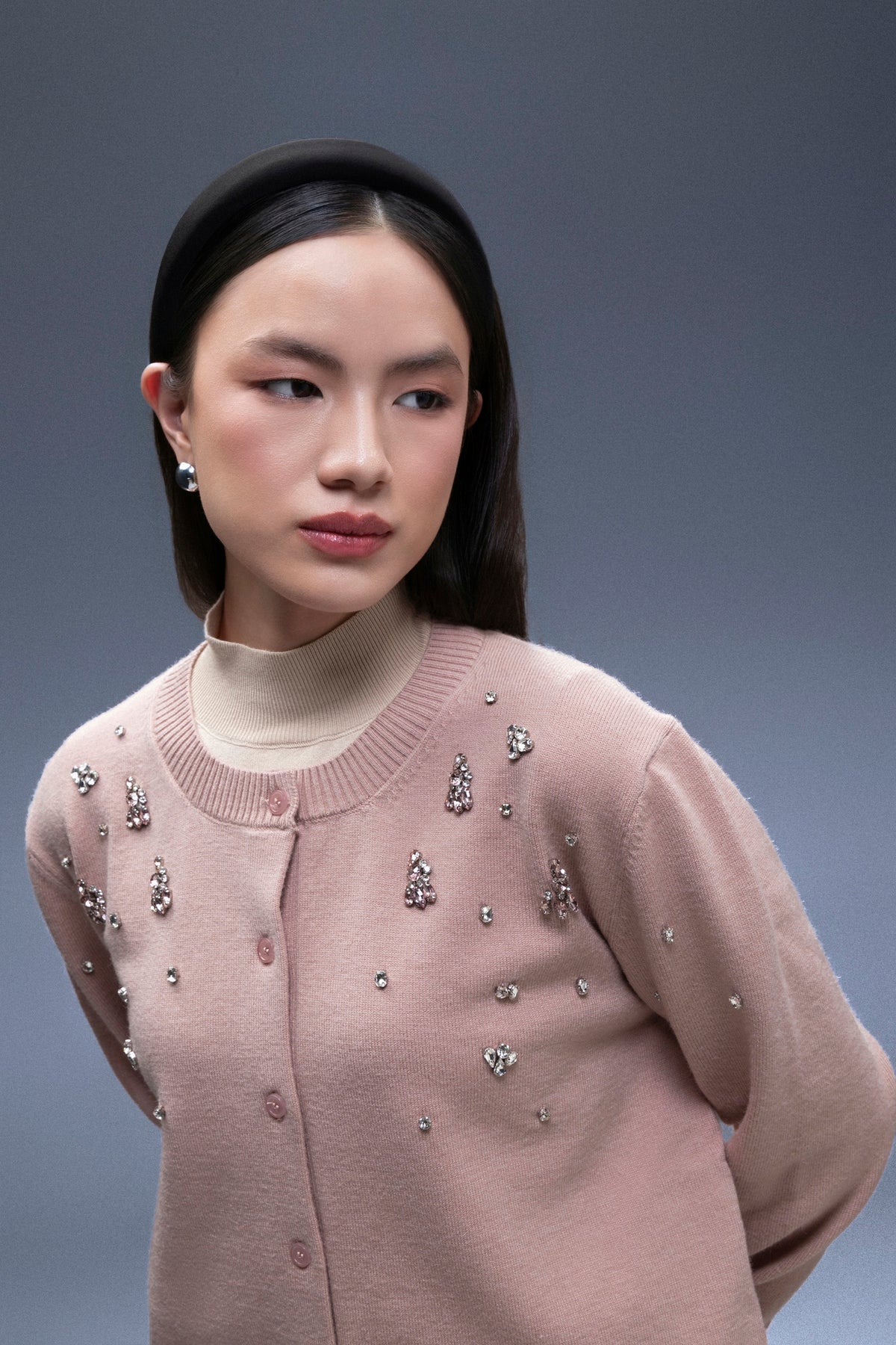 Estelle Beads Knit Cardigan