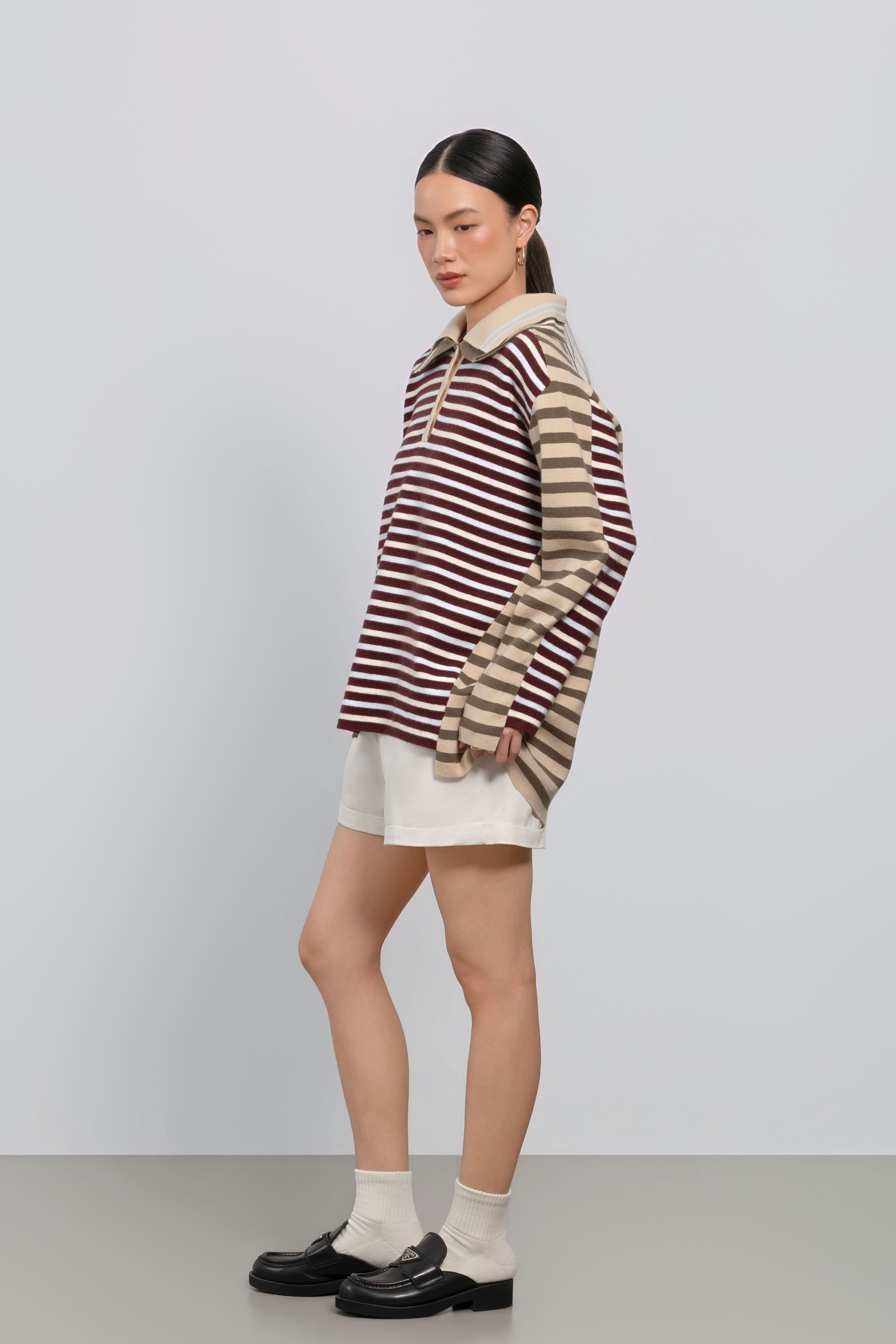 Bowie Polo Sweater - Premium Casual Knitwear