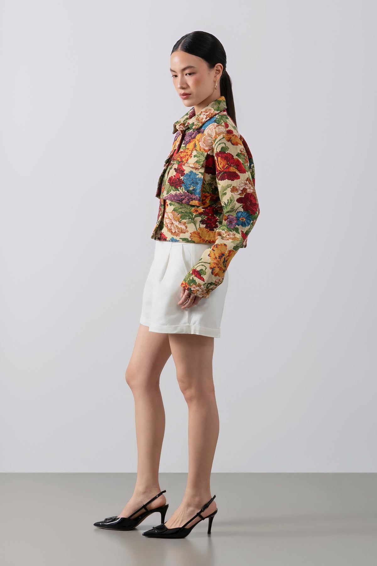 Amelie Jacket – Floral Tapestry Jacquard