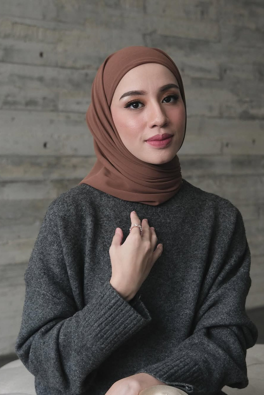 Mega Inner Square - Hijab Segi Empat Instan Polos