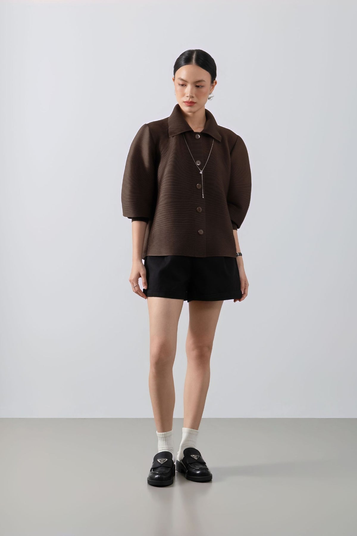 Aurelie Pleats Top – Elegant Pleated Top