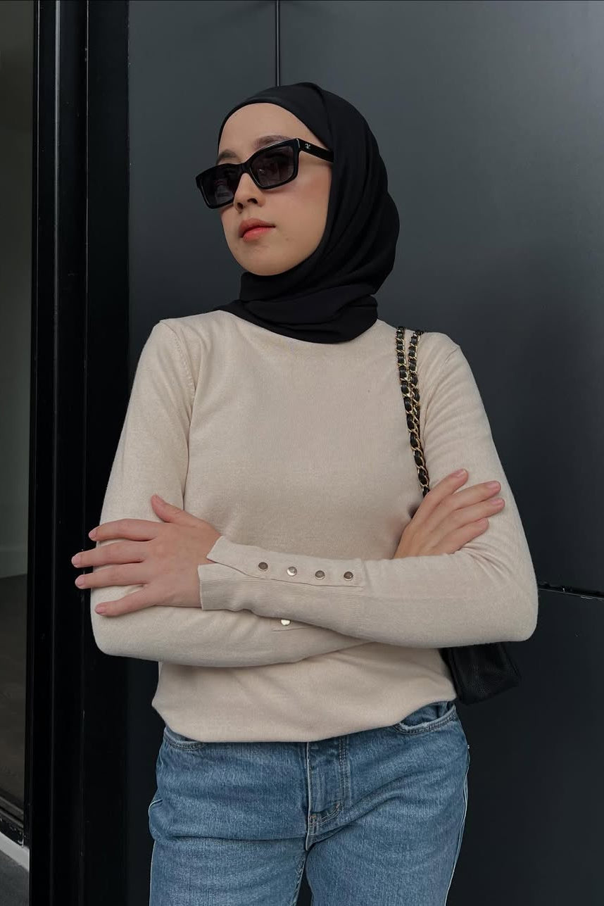 GG Inner Knit - Dalaman Atasan Wanita Bahan Rajut