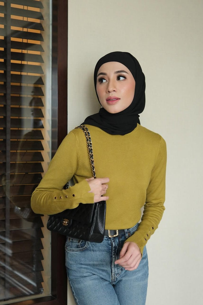 GG Inner Knit - Dalaman Atasan Wanita Bahan Rajut