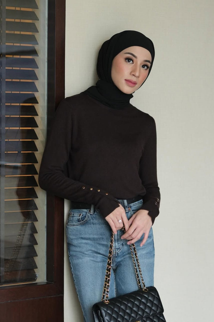 GG Inner Knit - Dalaman Atasan Wanita Bahan Rajut