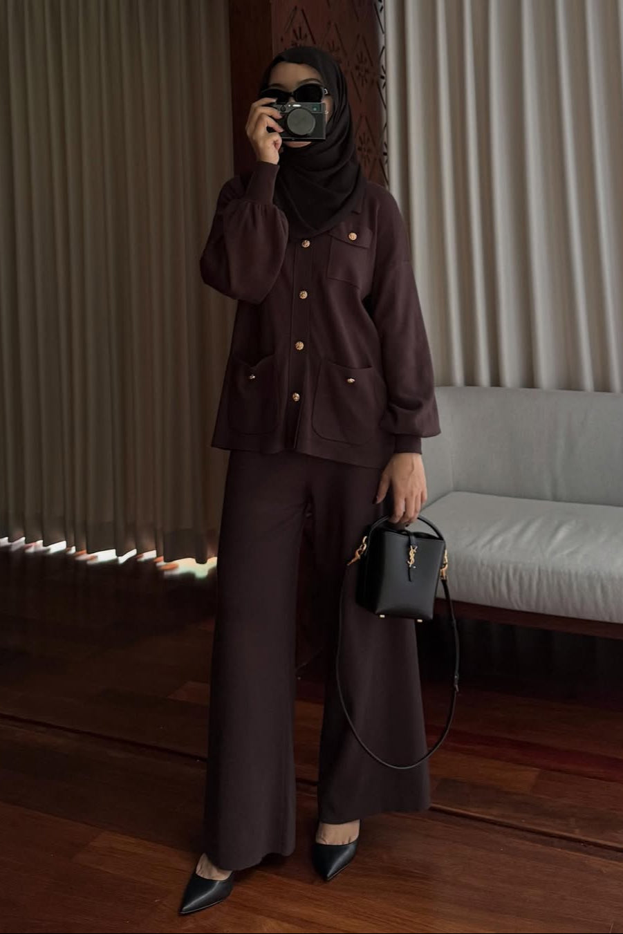 Aluna Set - Setelan Atasan Bawahan Wanita Bahan Knit