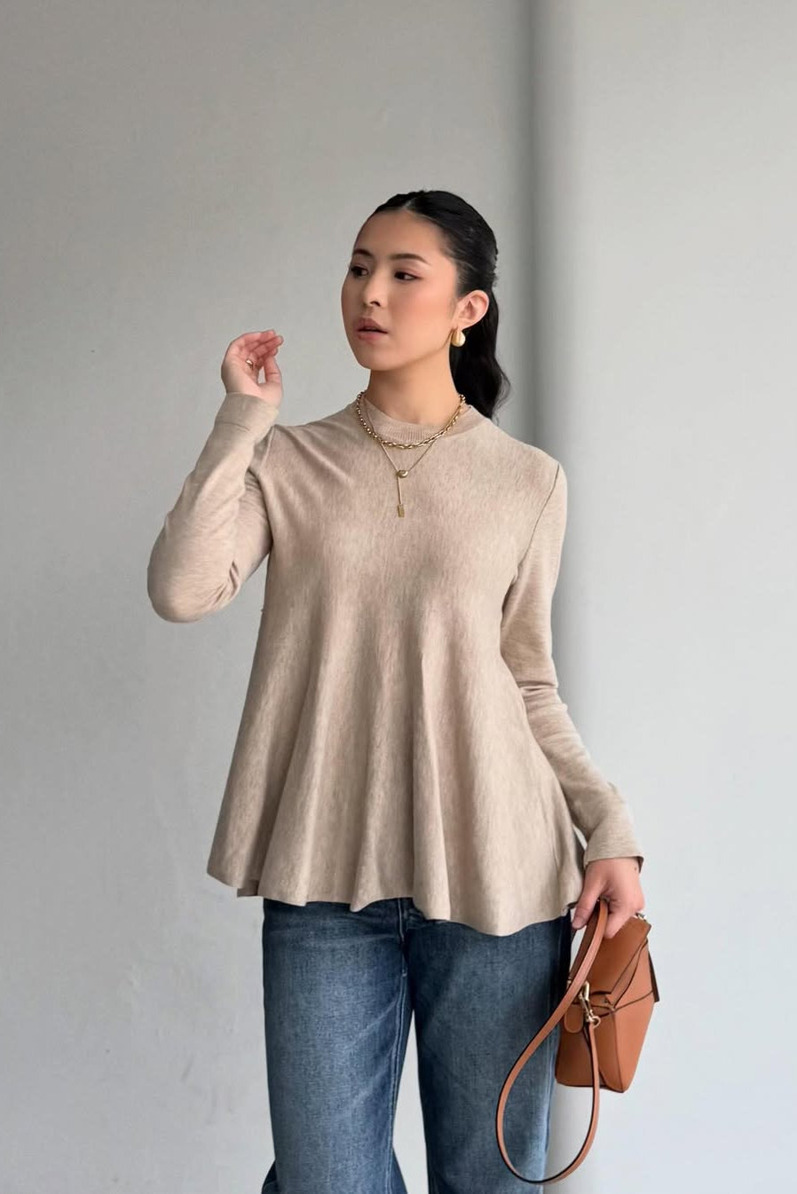 Joe Sweater - Atasan Wanita Basic Stylish Bahan Soft Knit