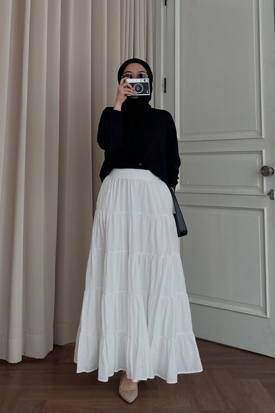 Amara Skirt - Rok Rempel Panjang Wanita Full Furing