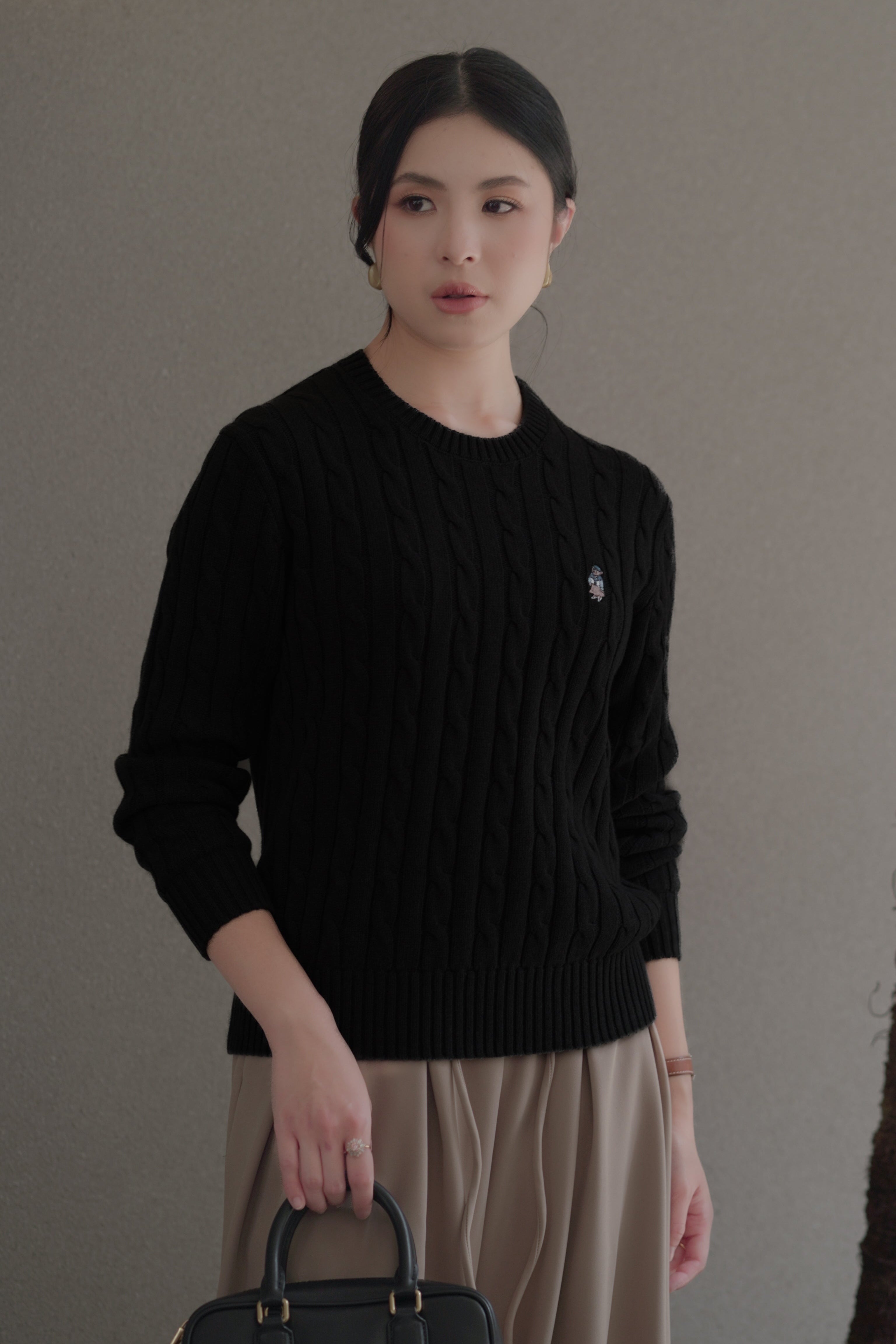 Beary Series - Cardigan Dan Sweater Wanita Shortsleeved & Longsleeved Bahan Cotton Knit