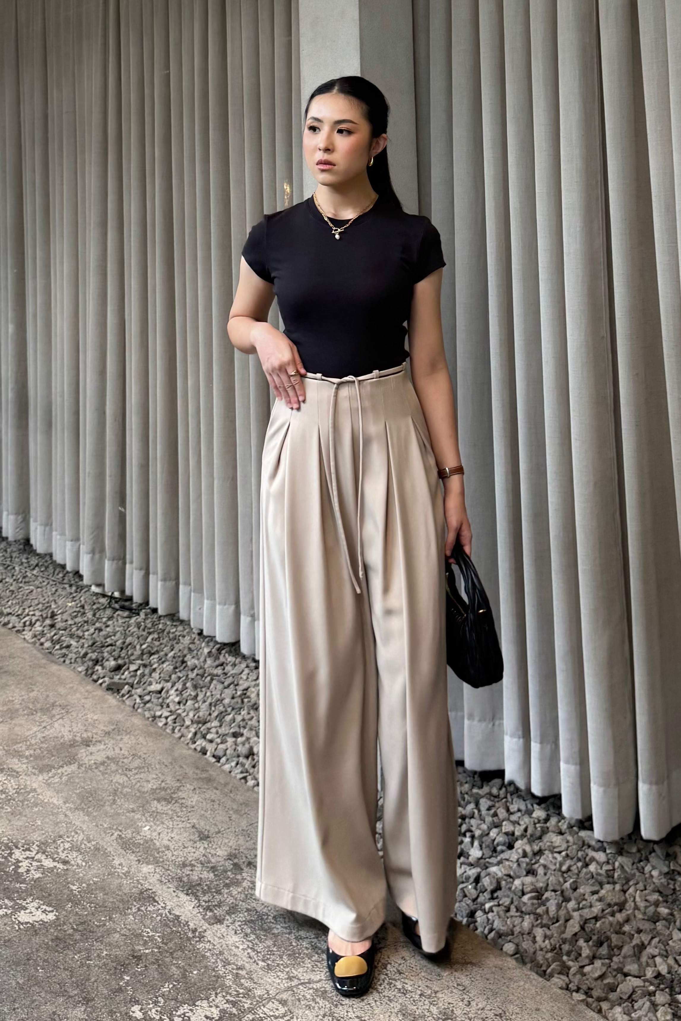 Hames Pants - Bawahan Wanita Fashionable Bahan Semi Wool Import HQ