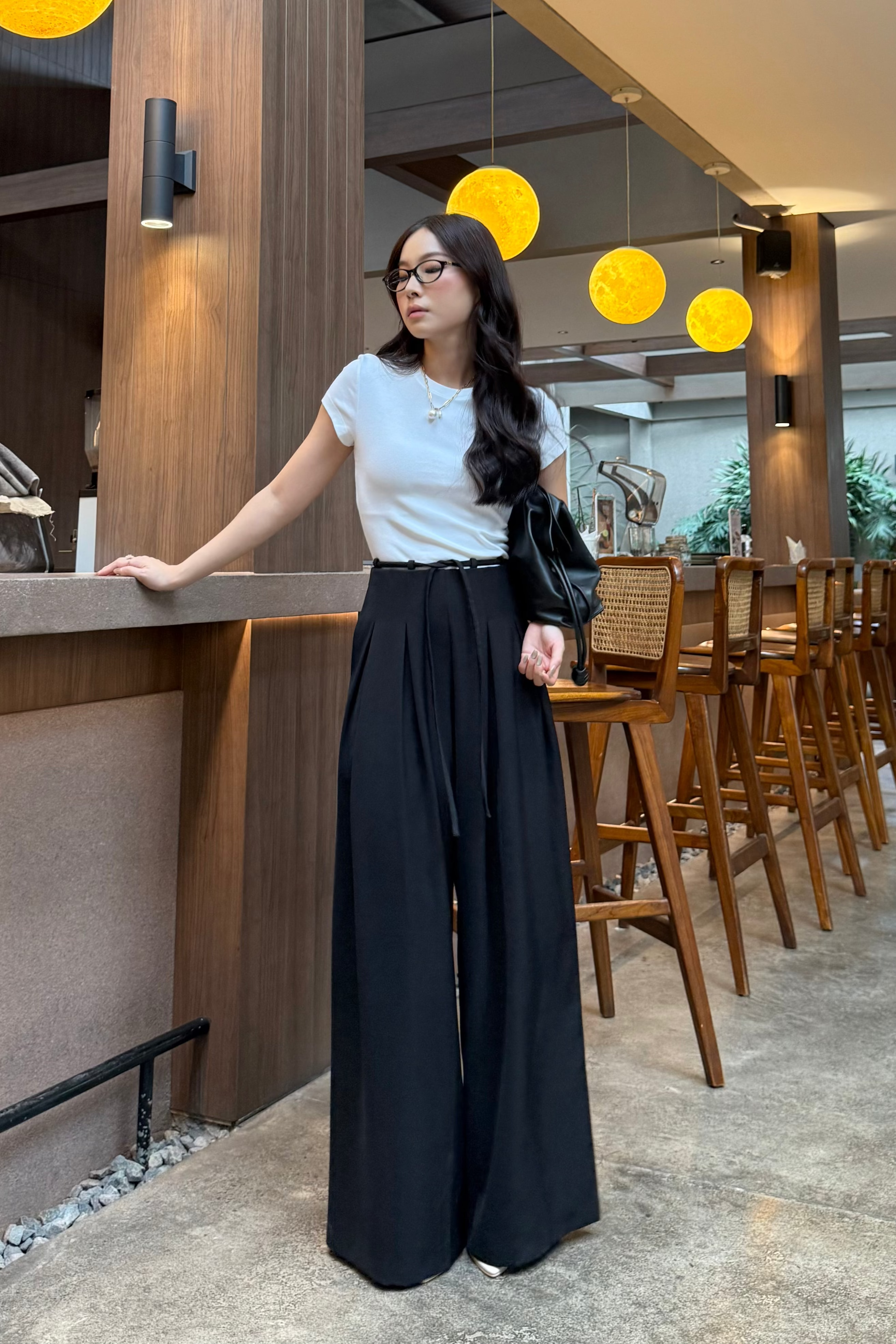 Hames Pants - Bawahan Wanita Fashionable Bahan Semi Wool Import HQ