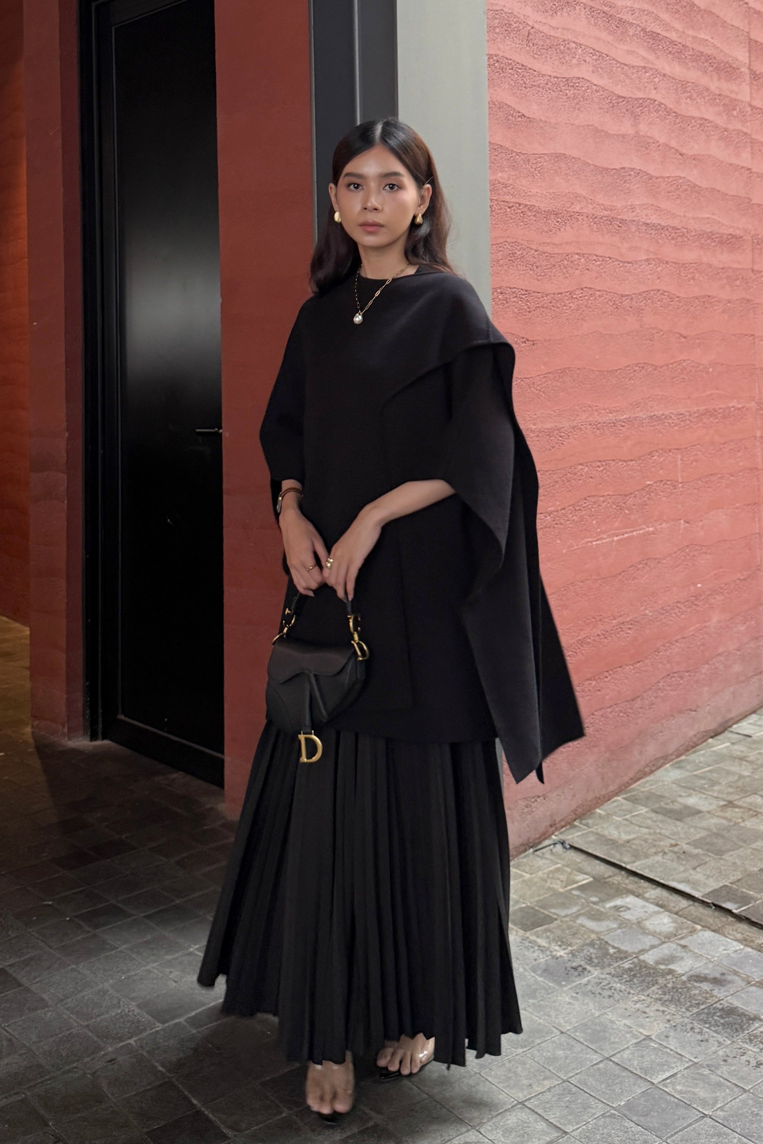 Aura Knit Outer - Outer Bahan Knit Wanita Model Ringan Gaya Elegan