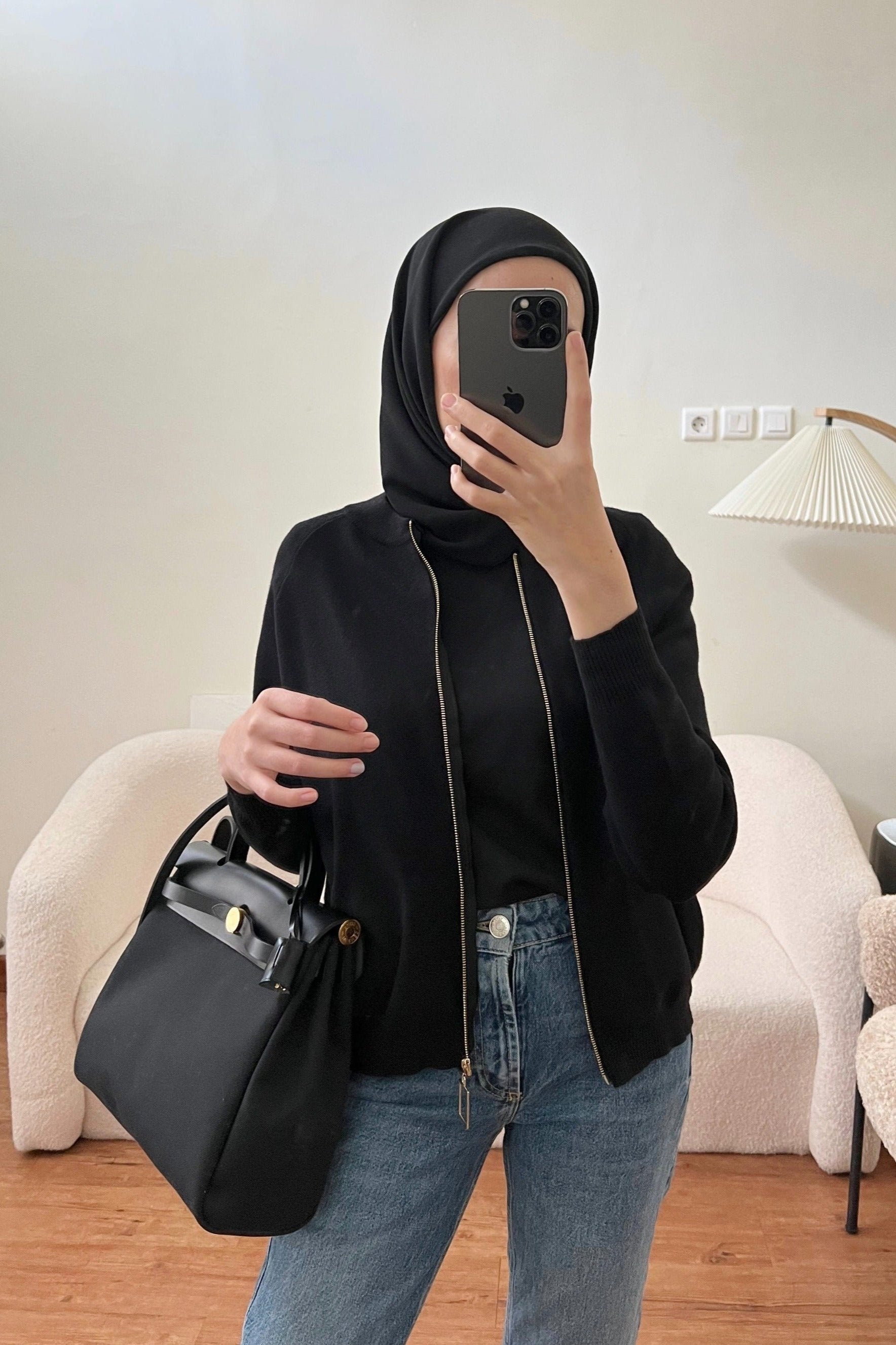 Bomber Cardy Knit - Cardigan Zipper Wanita Bahan Soft Knit Premium