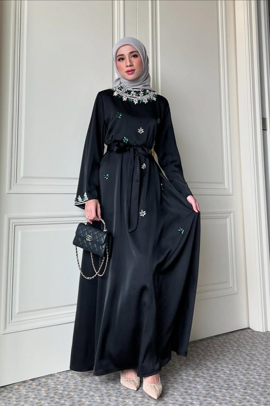 Adara Dress - Dress Flowly Detail Manik Manik Beads
