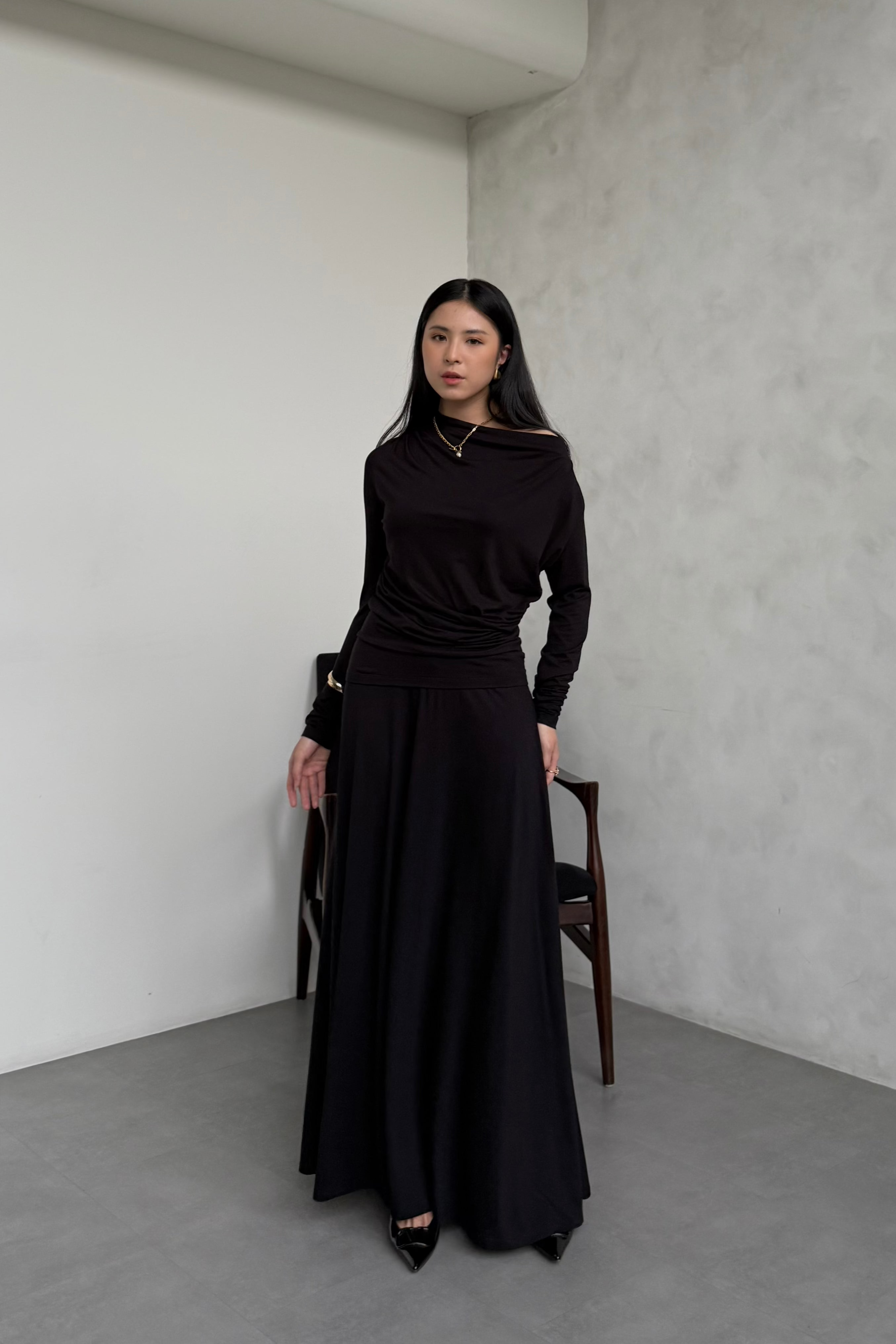 Biya Set - Setelan Atasan Bawahan Stylish Bahan Rayon Spandek