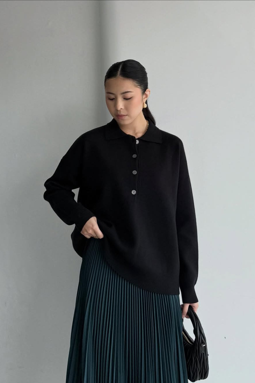 Lacos Sweater - Atasan Sweater Wanita Bahan Knit Premium