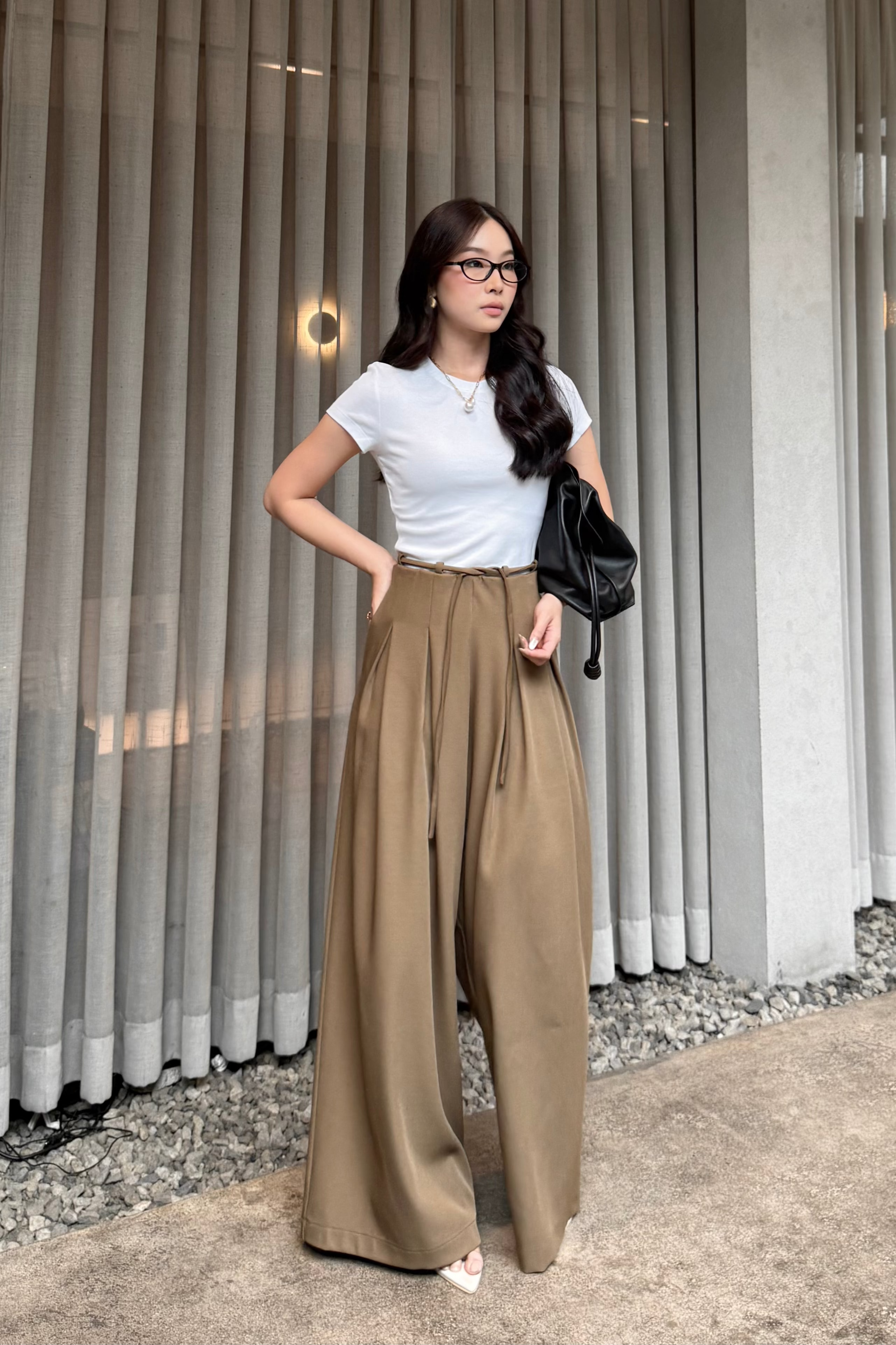 Hames Pants - Bawahan Wanita Fashionable Bahan Semi Wool Import HQ