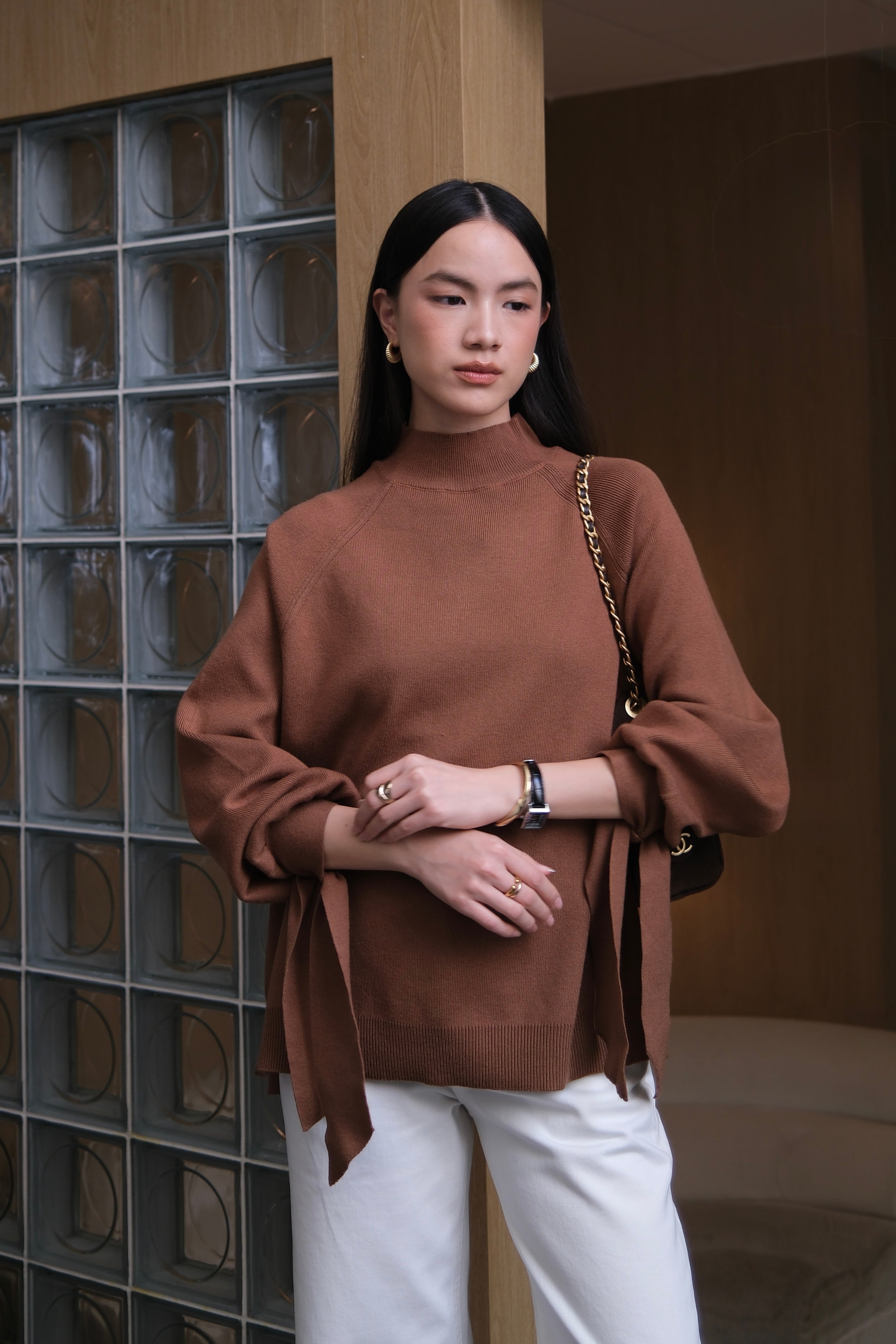 Zara Sweater - Atasan Rajut Wanita Crewneck Comfy & Soft
