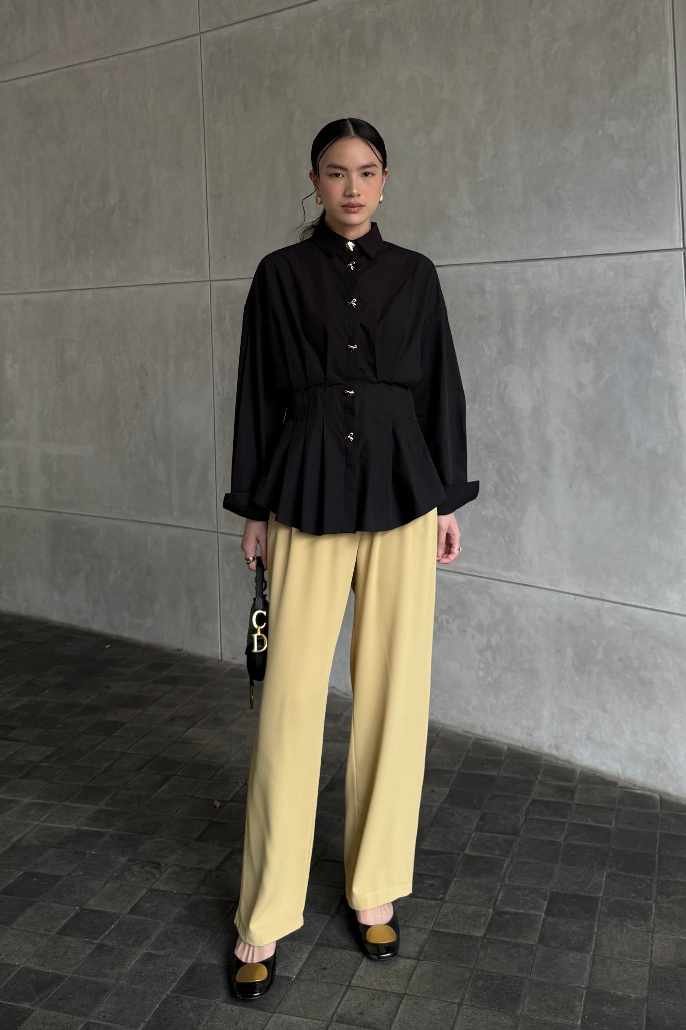 Lowee Pants - Celana Panjang Kantor Polos Trendy Wanita