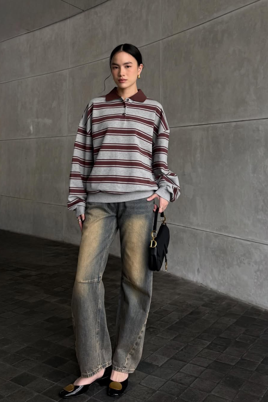 Marc Polo Sweater - Sweater Rajut Kerah Wanita Gaya Preppy & Old Money