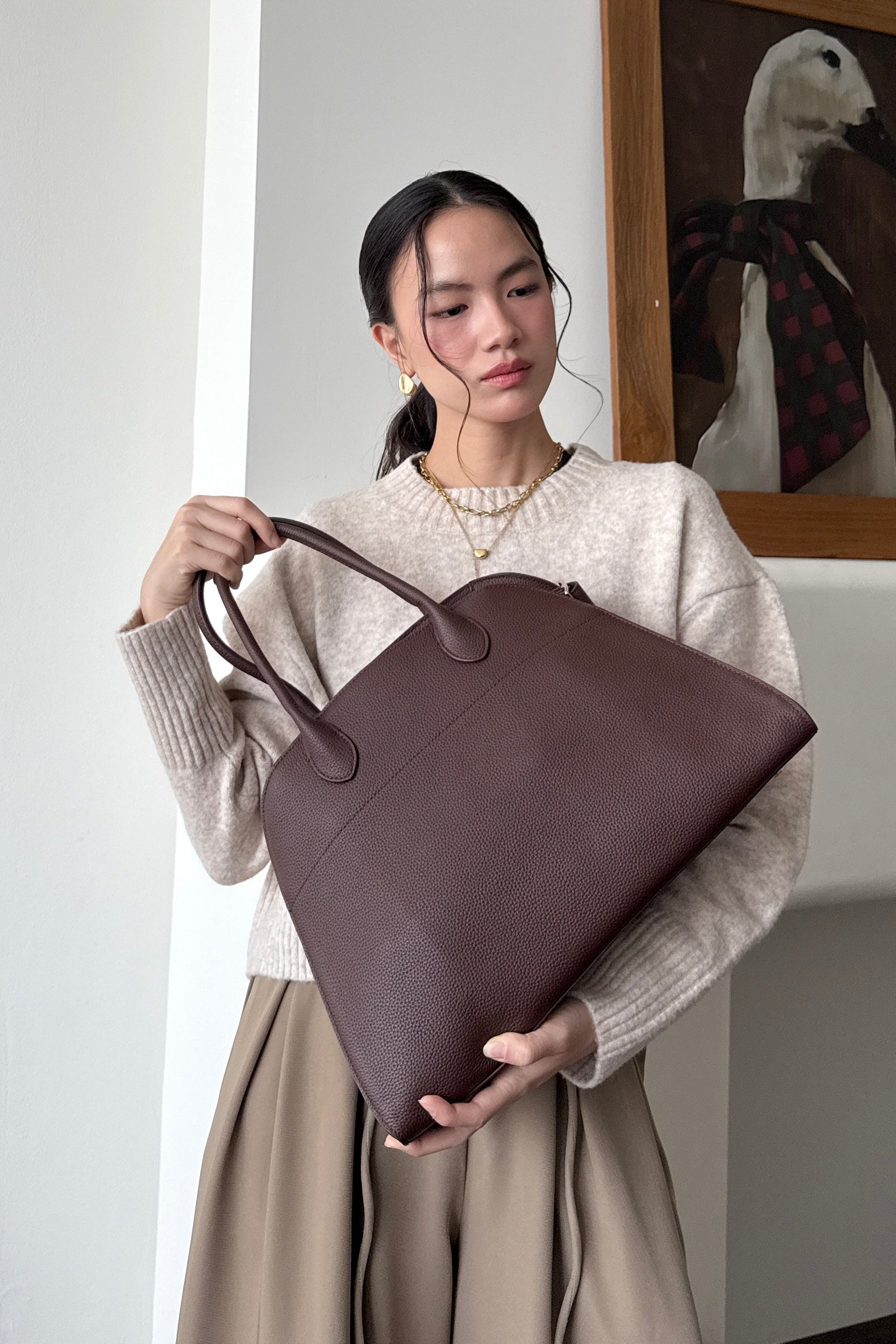 Peou Leather Bag - Tas Wanita Bahan Real Leather
