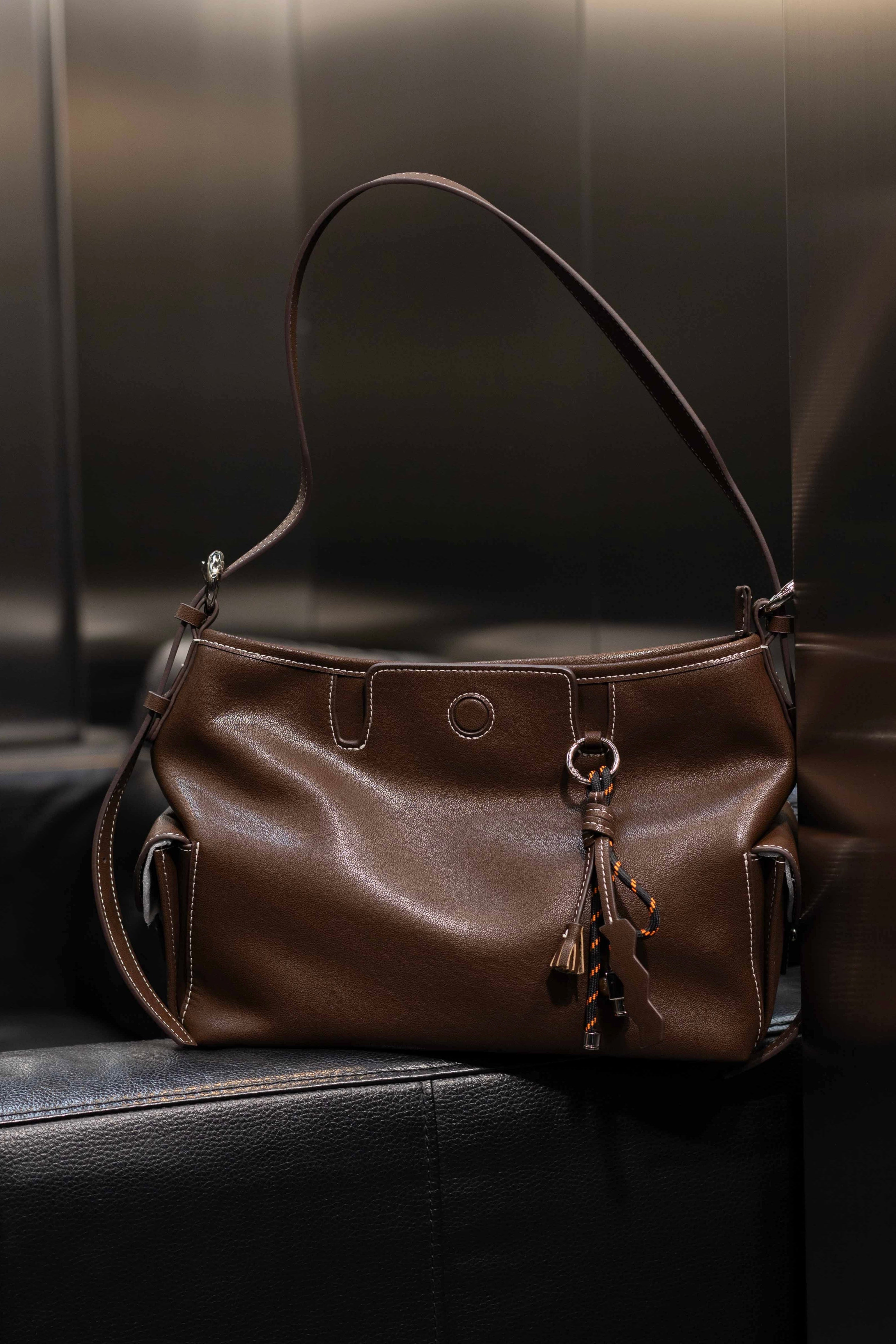 Cecilia Shoulder Bag - Tas Bahu Wanita Bahan Real Leather