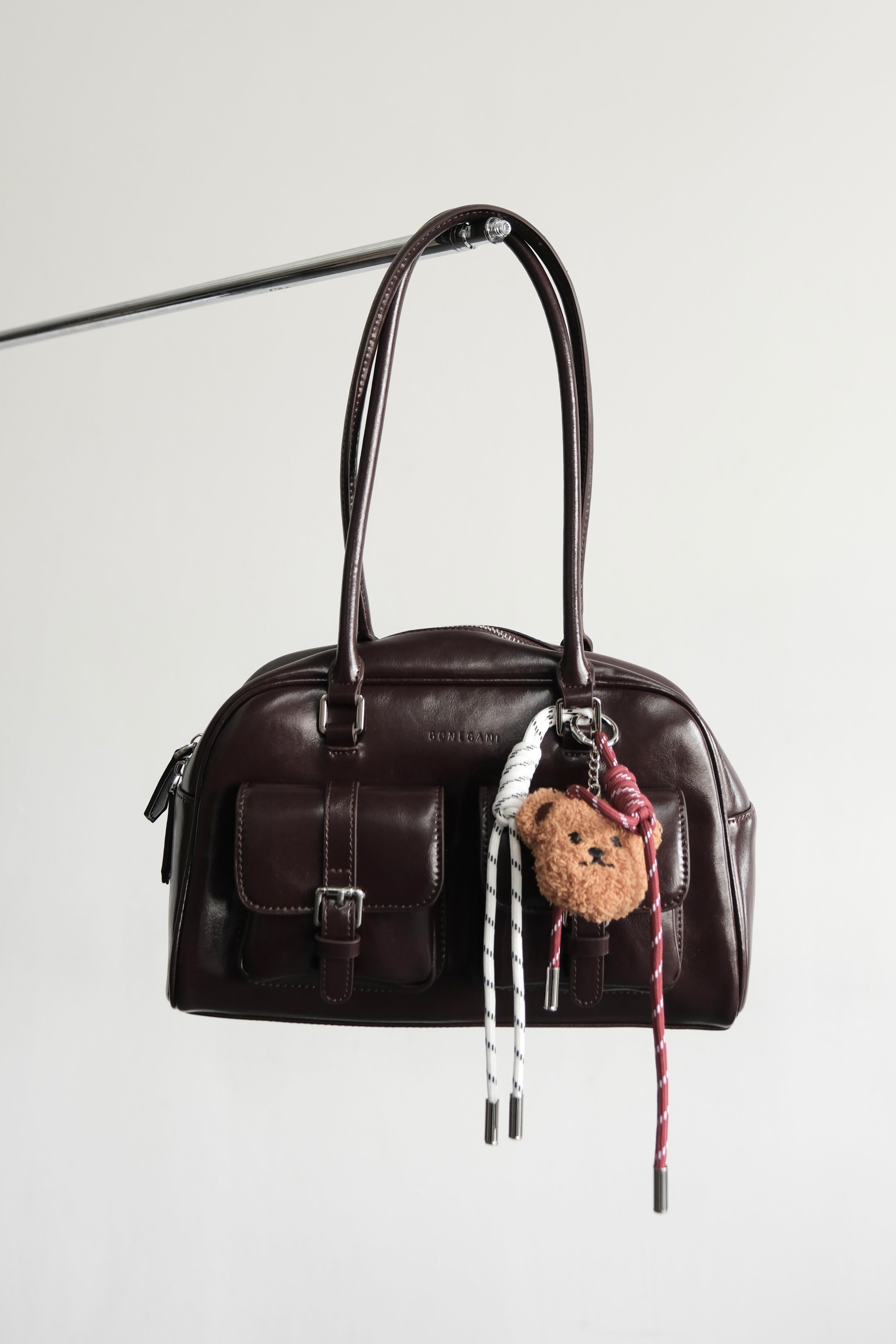 Camari Bag - Tas Bahu Wanita free Charm Bahan Real Leather