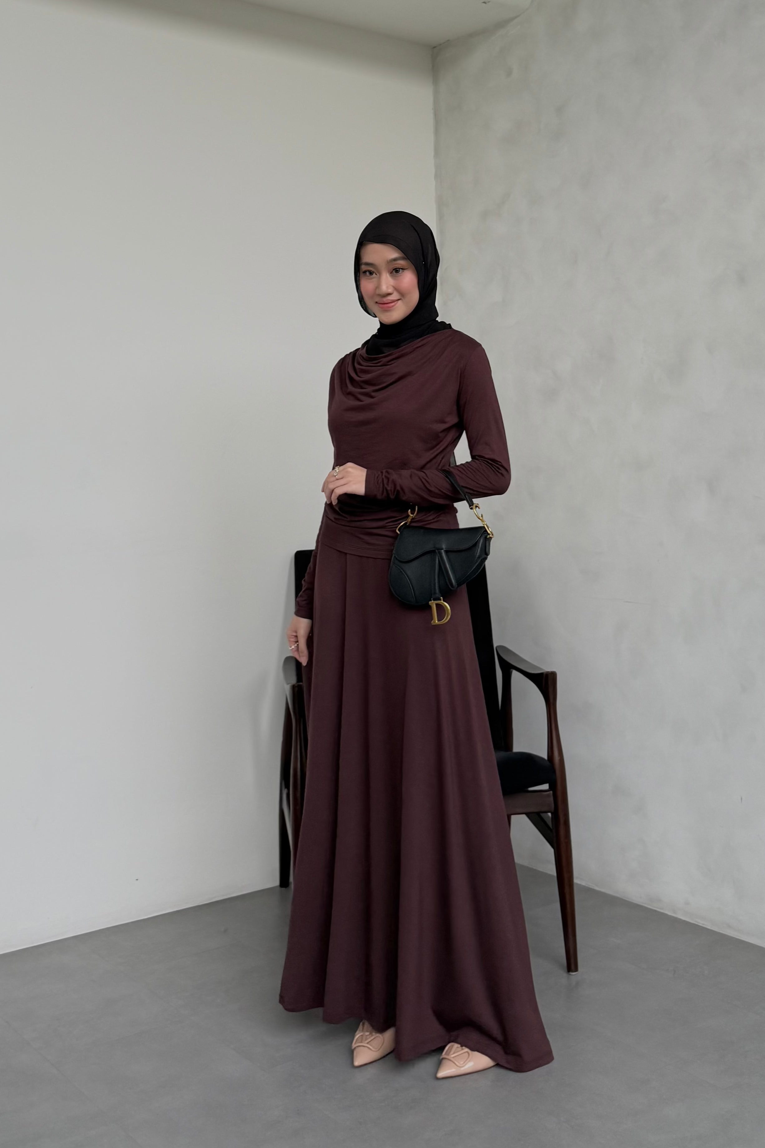 Biya Set - Setelan Atasan Bawahan Stylish Bahan Rayon Spandek