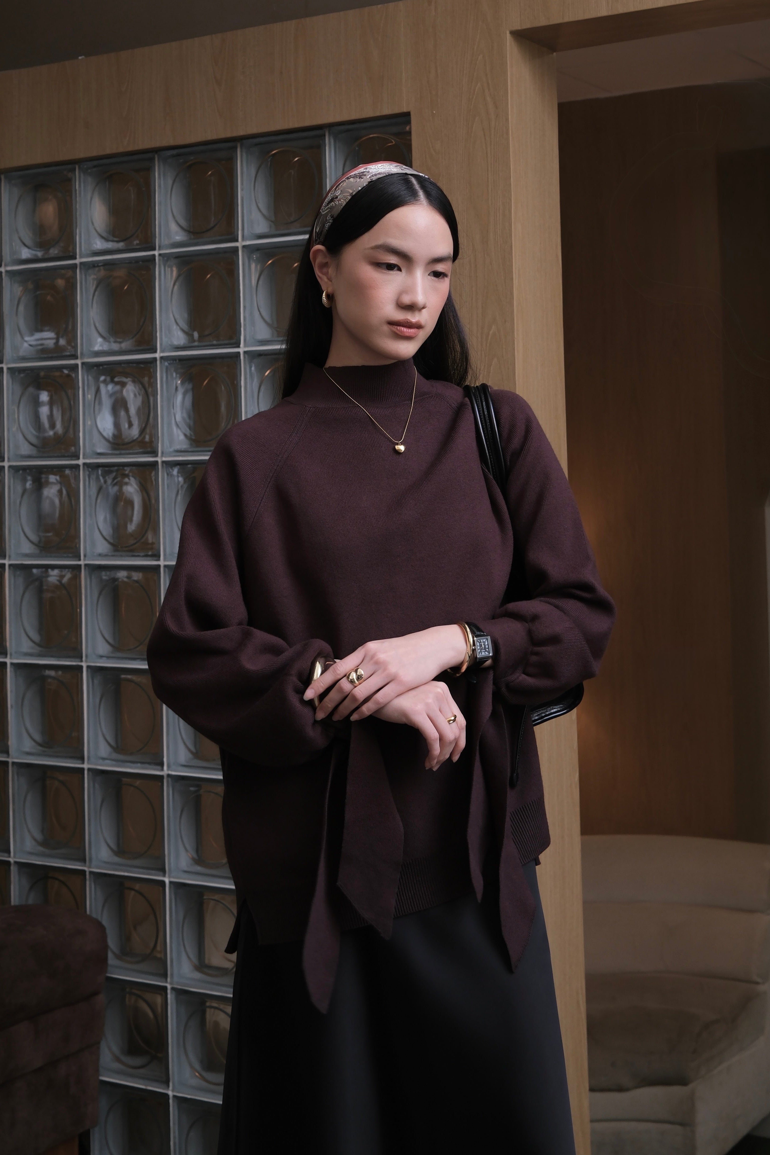 Zara Sweater - Atasan Rajut Wanita Crewneck Comfy & Soft