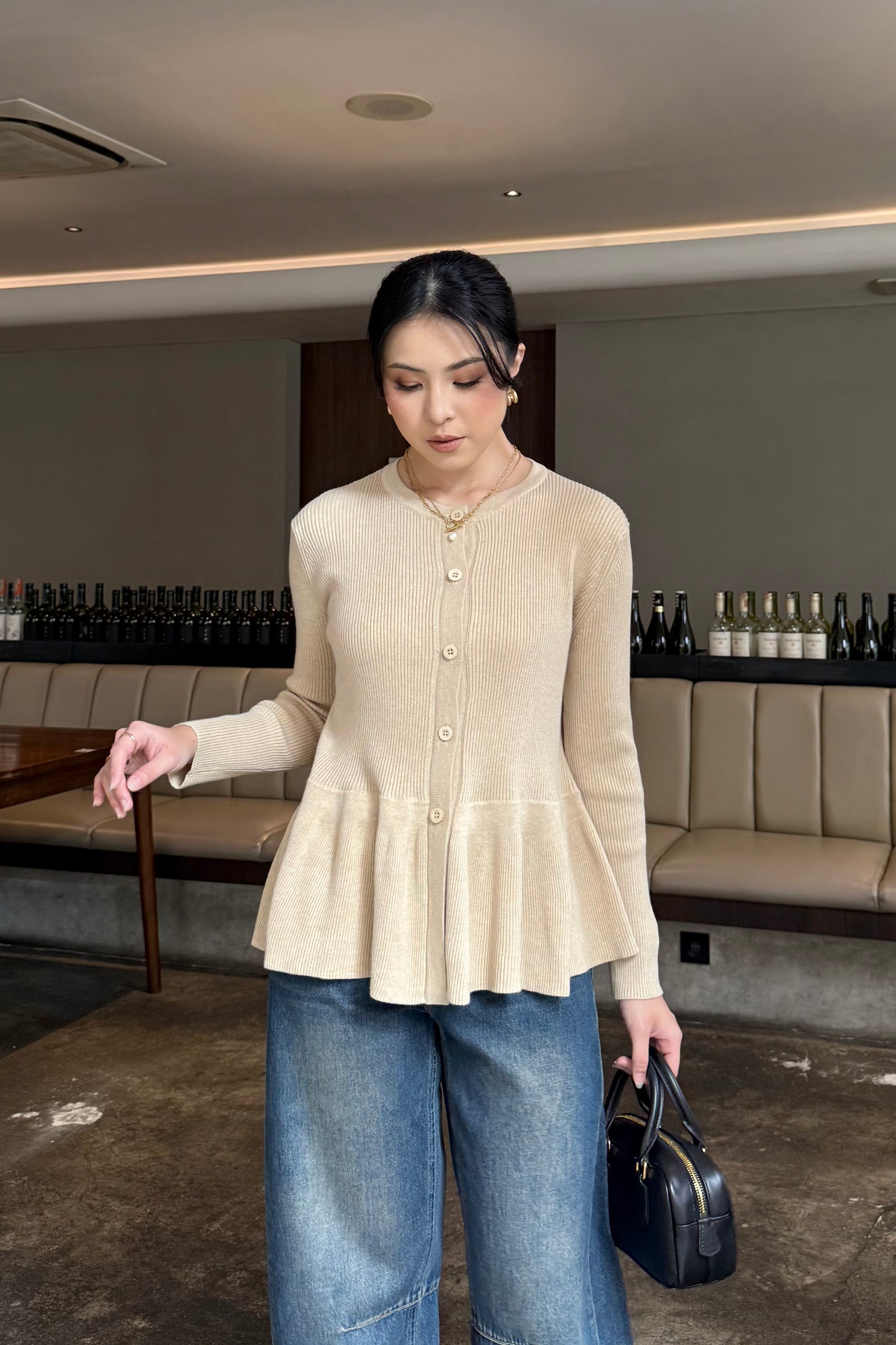 Oene Sweater - Atasan Wanita Trendy Bahan Cotton Import