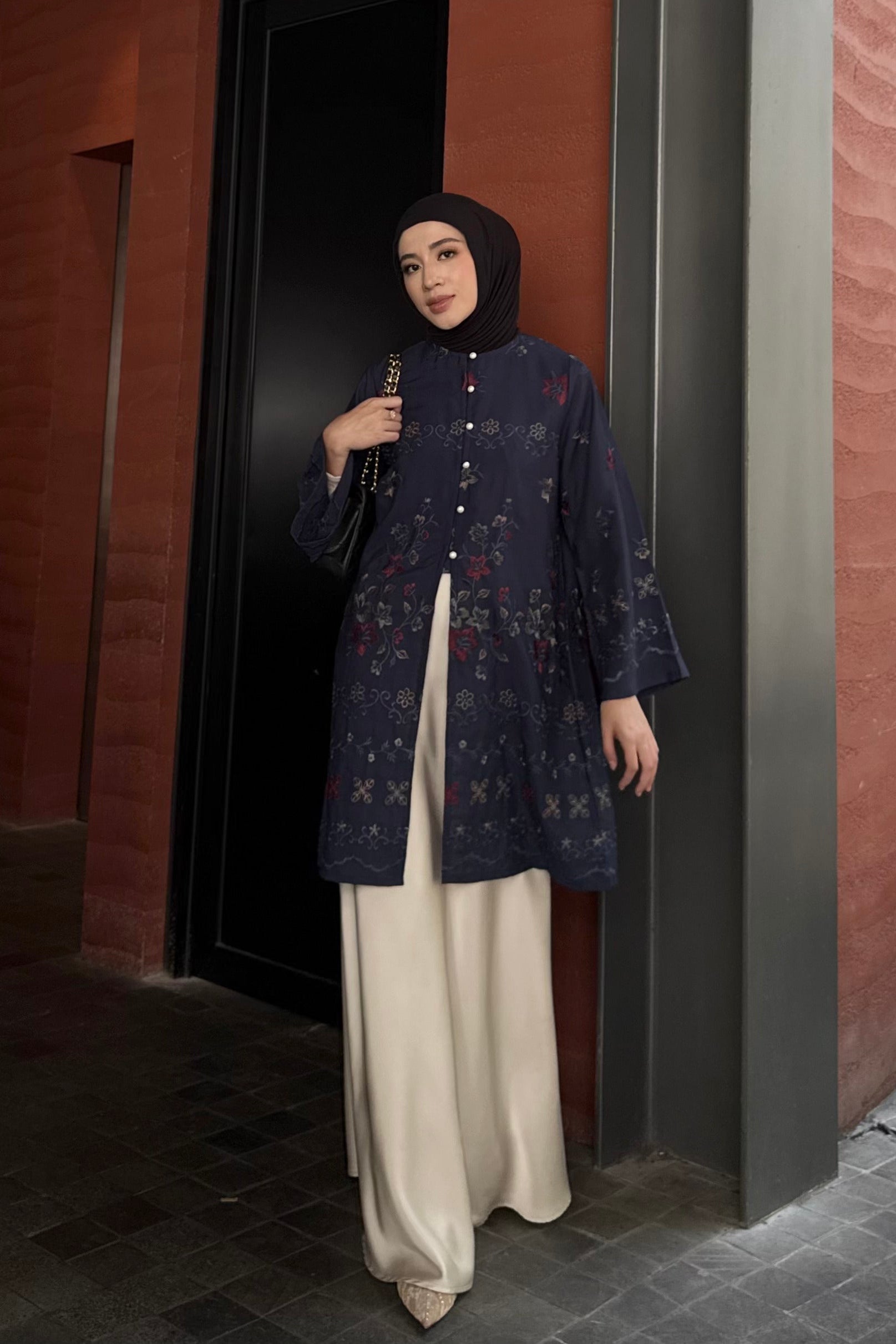 Rayana Tunic Series - Long Tunik Wanita Elegan Dan Mewah Bahan Cotton Spesial Hari Raya