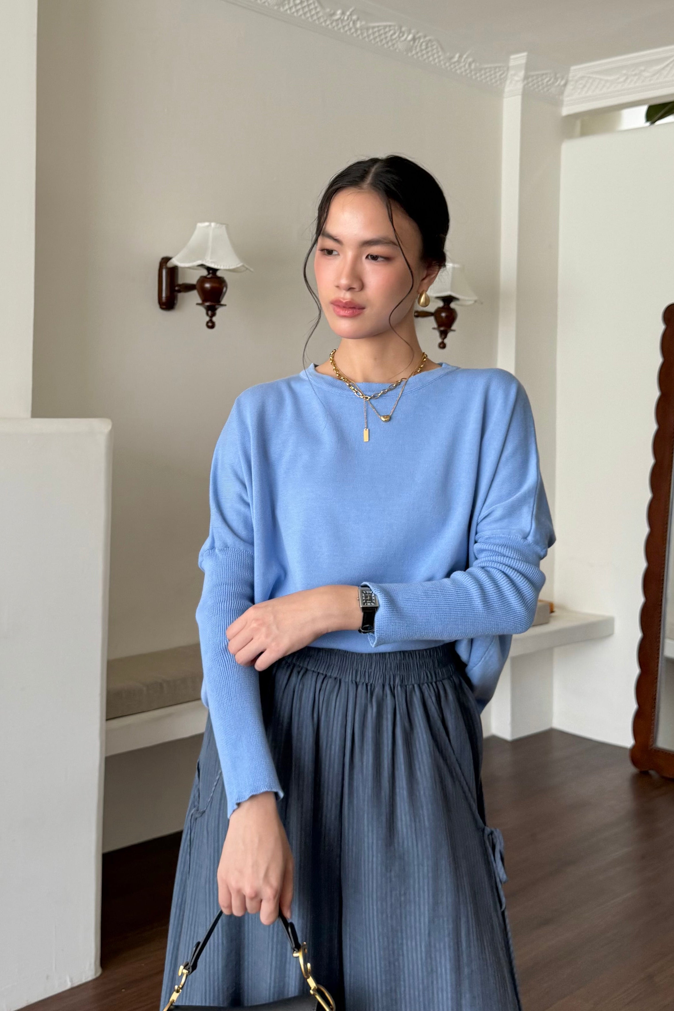 Batwing Sweater - Sweater Batwing Wanita Modest Dan Kasual