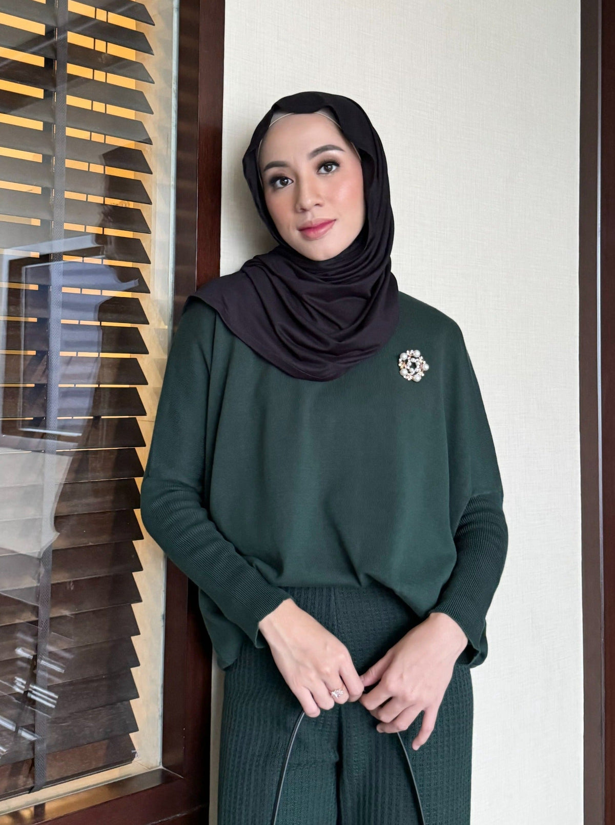 Batwing Sweater - Sweater Batwing Wanita Modest Dan Kasual