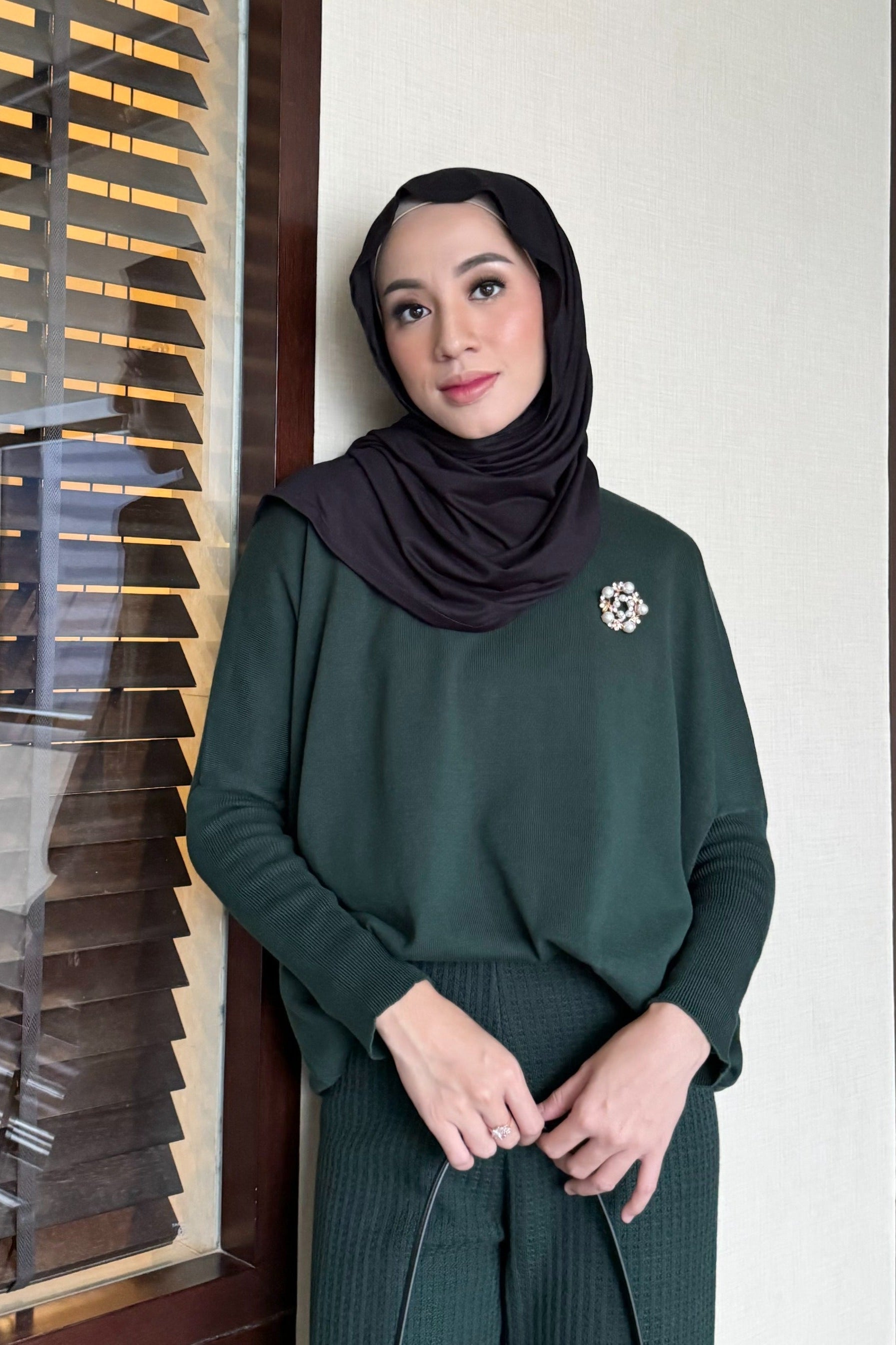Batwing Sweater - Sweater Batwing Wanita Modest Dan Kasual