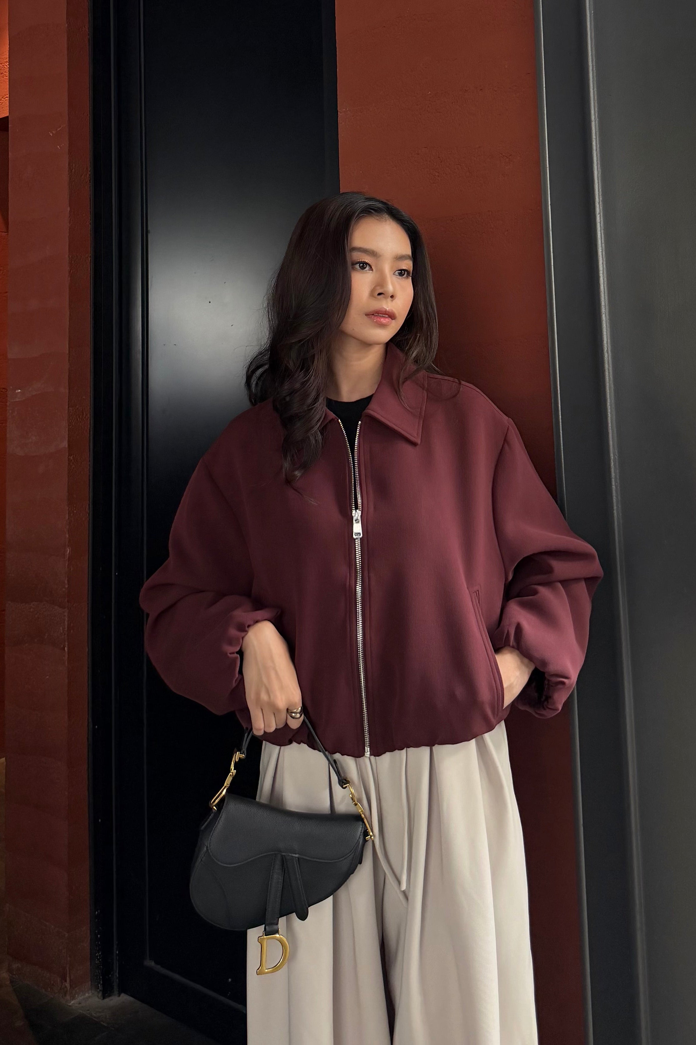 Maison Jacket - Jaket Wanita Casual Chic Gaya Minimalis & Elegan