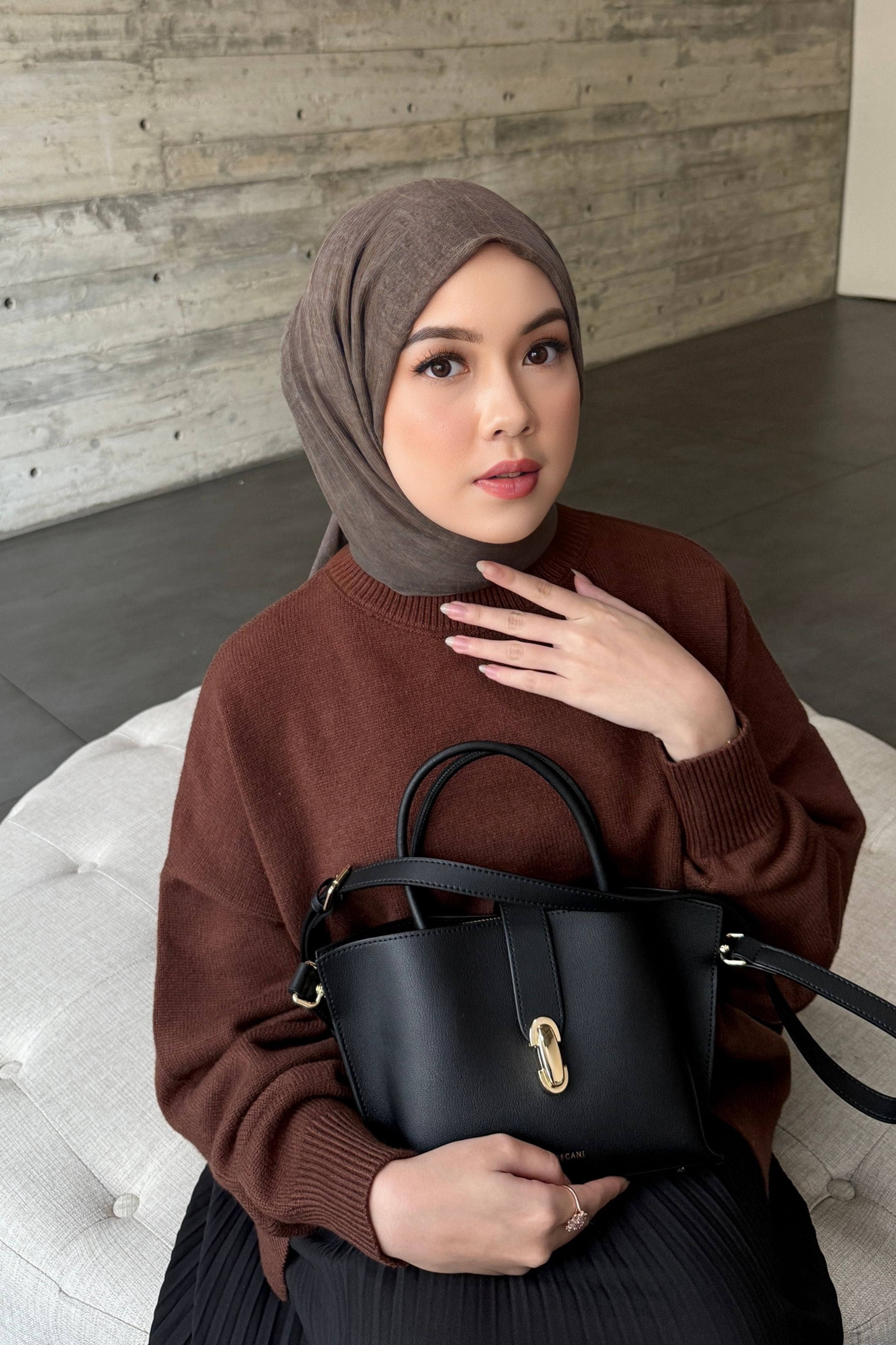 Yure Pashmina - Hemlock - Hijab Pashmina Bahan GG Viscose - AC1520340
