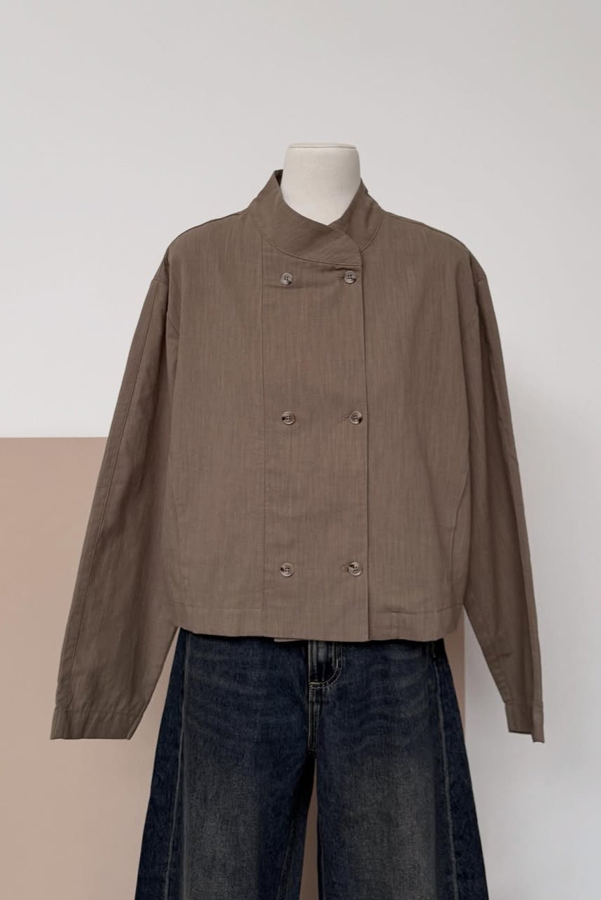 Boya Coats Jakcet - Atasan Wanita Stylish Bahan Cotton Linen HQ