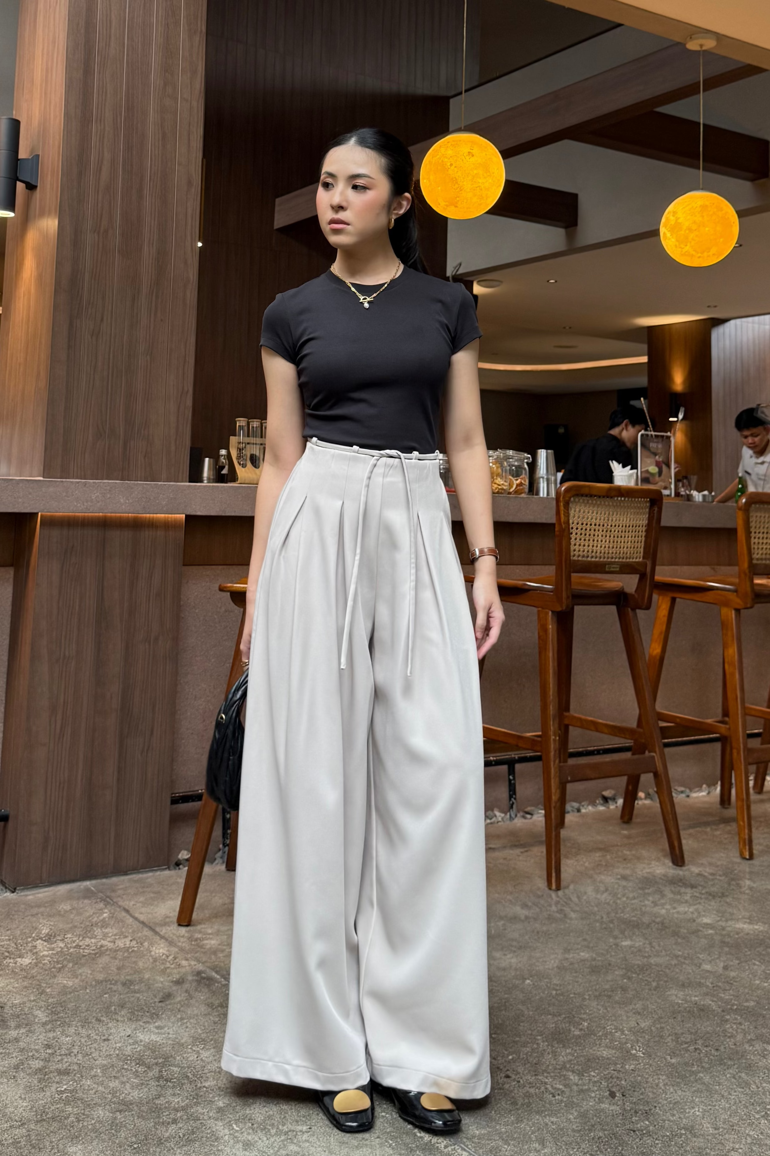 Hames Pants - Bawahan Wanita Fashionable Bahan Semi Wool Import HQ