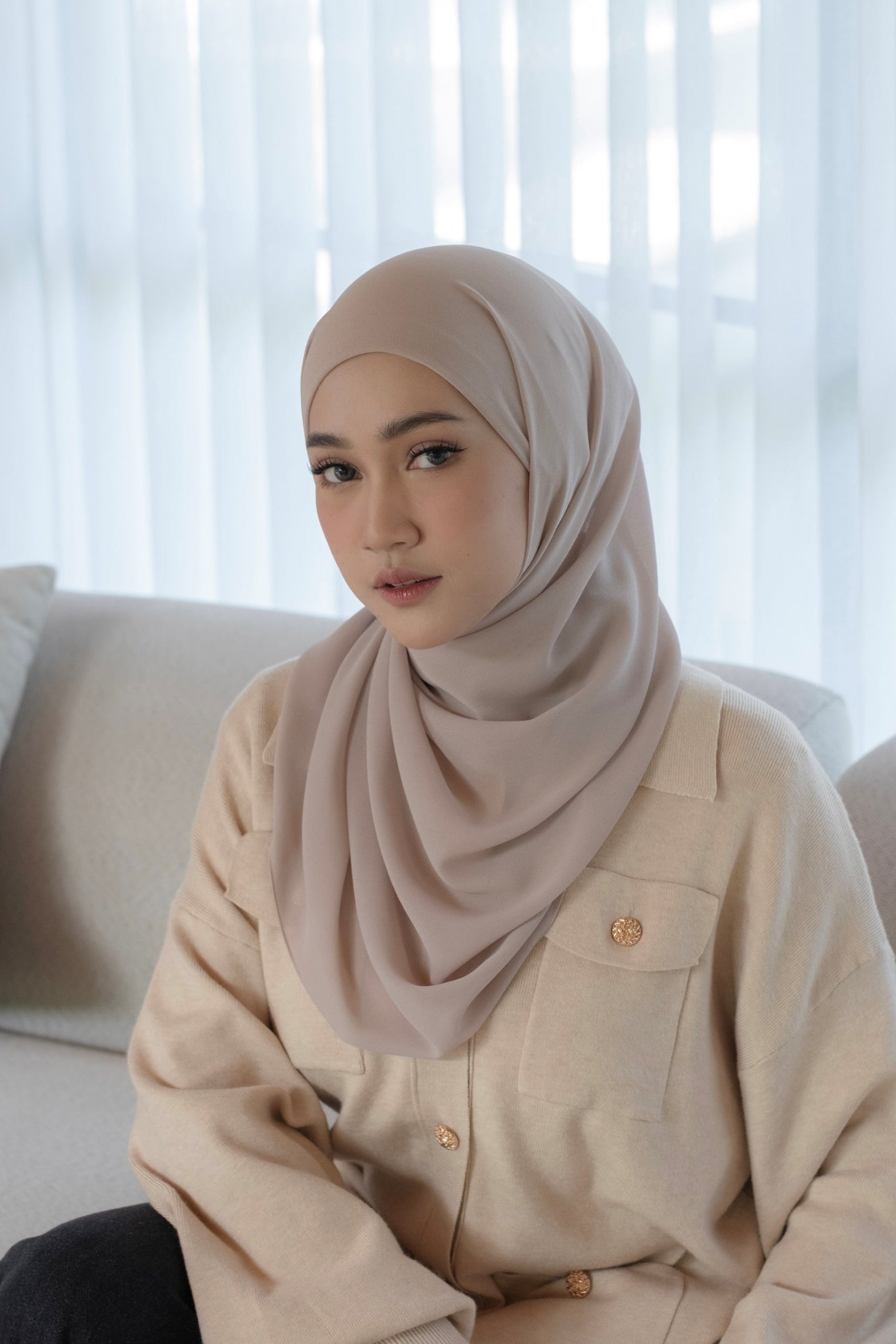 Mega Inner Shawl - Hijab Stylish Bahan Cerruty Premium