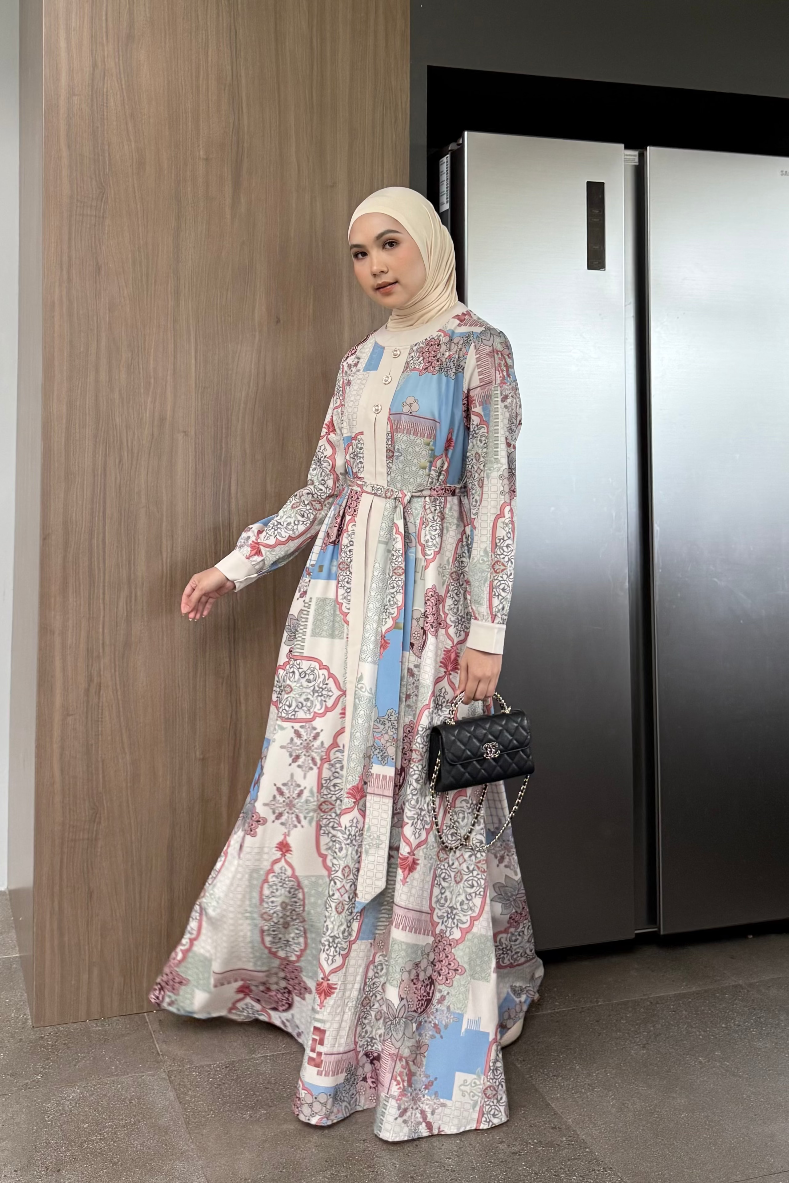 Lusiana Dress - Dress Wanita Elegance Bahan Soft Silk Bridal HQ