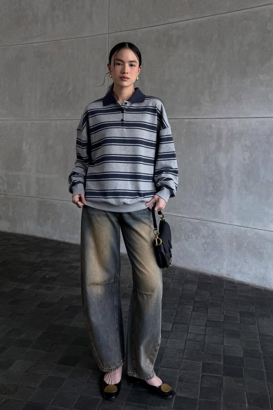 Marc Polo Sweater - Sweater Rajut Kerah Wanita Gaya Preppy & Old Money