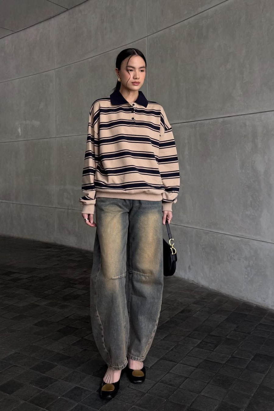 Marc Polo Sweater - Sweater Rajut Kerah Wanita Gaya Preppy & Old Money