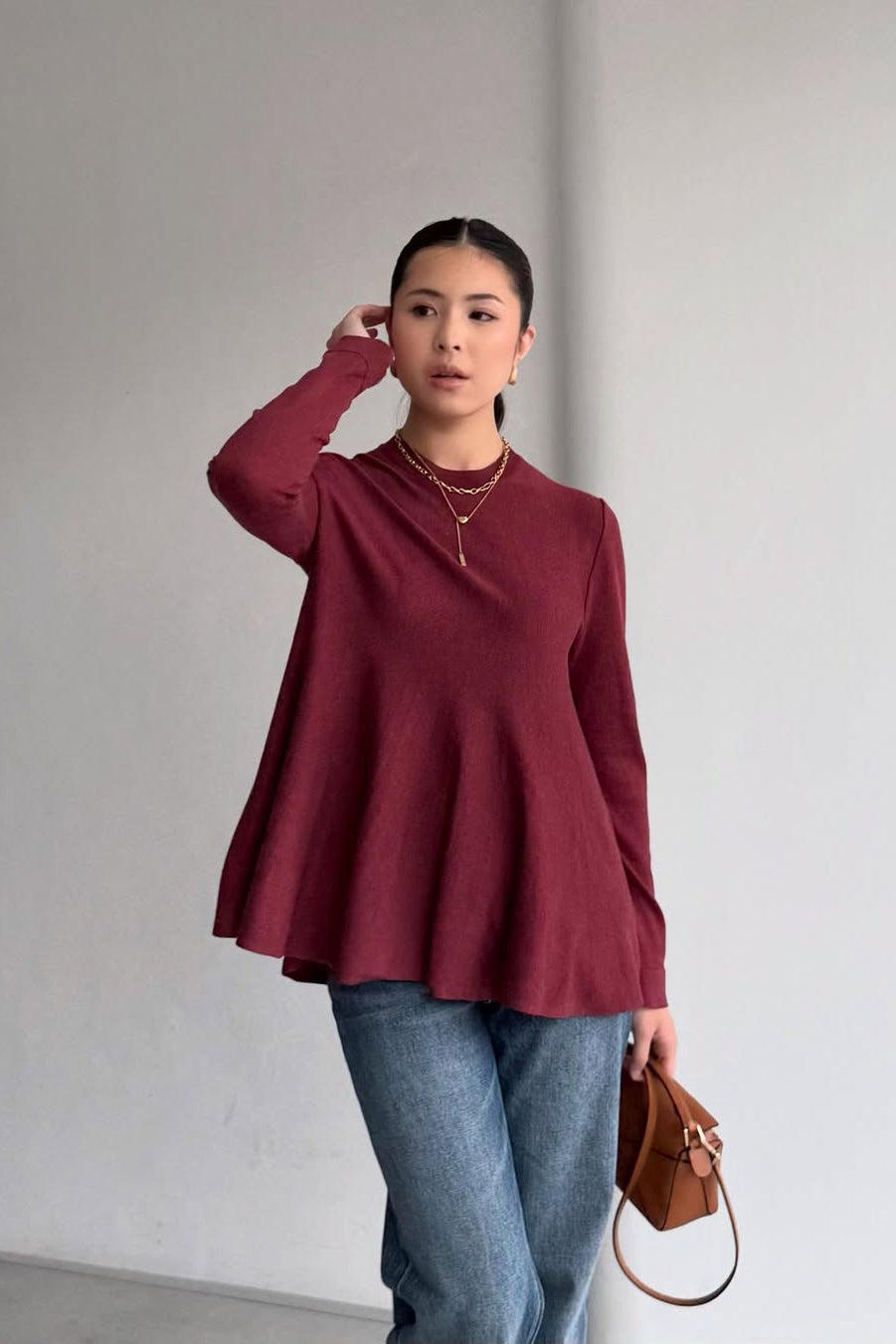 Joe Sweater - Atasan Wanita Basic Stylish Bahan Soft Knit