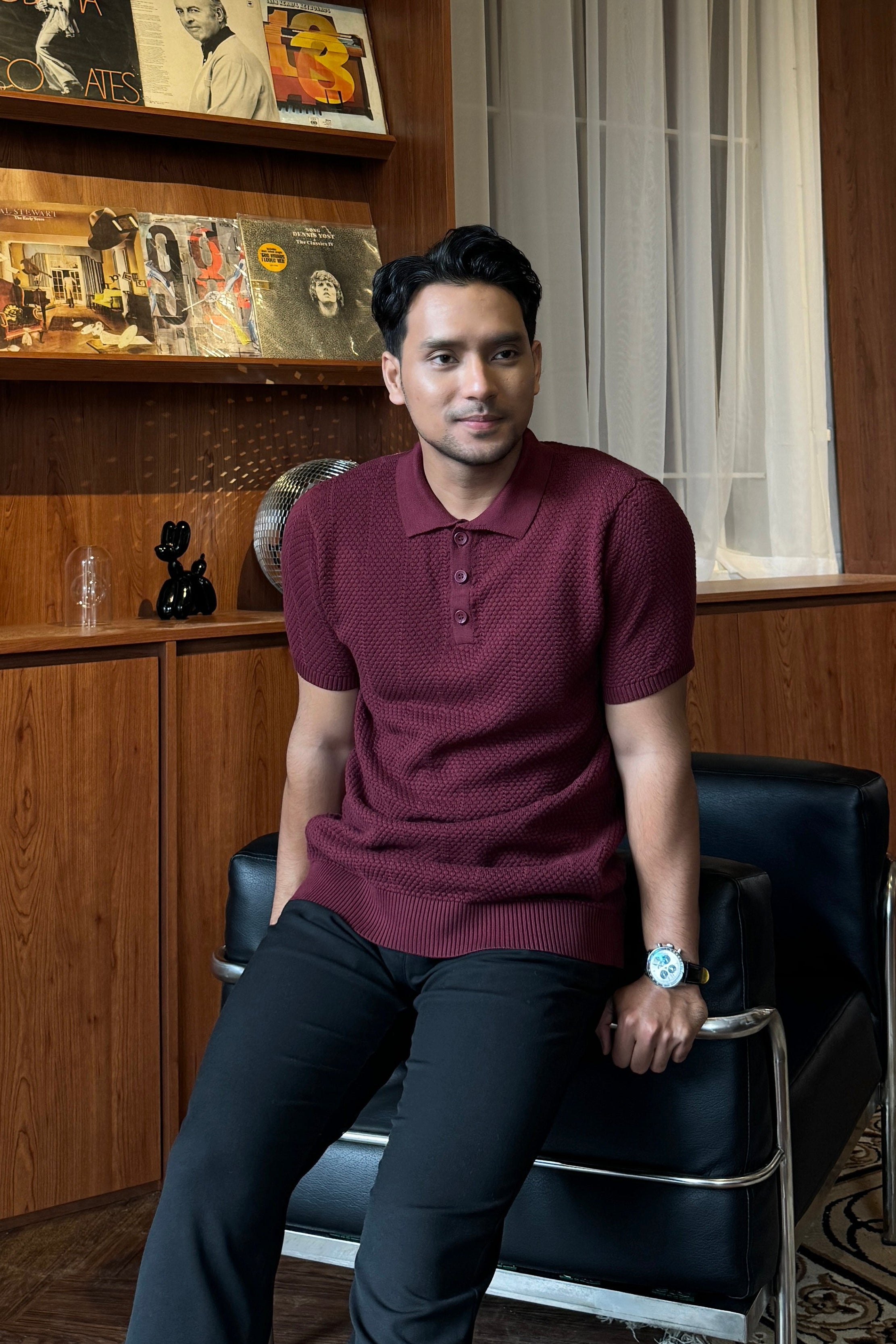Polo Knit Tshirt - Baju Polos Pria Bahan Knit