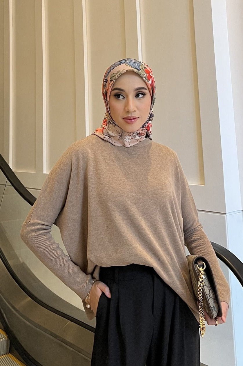 Batwing Sweater - Sweater Batwing Wanita Modest Dan Kasual