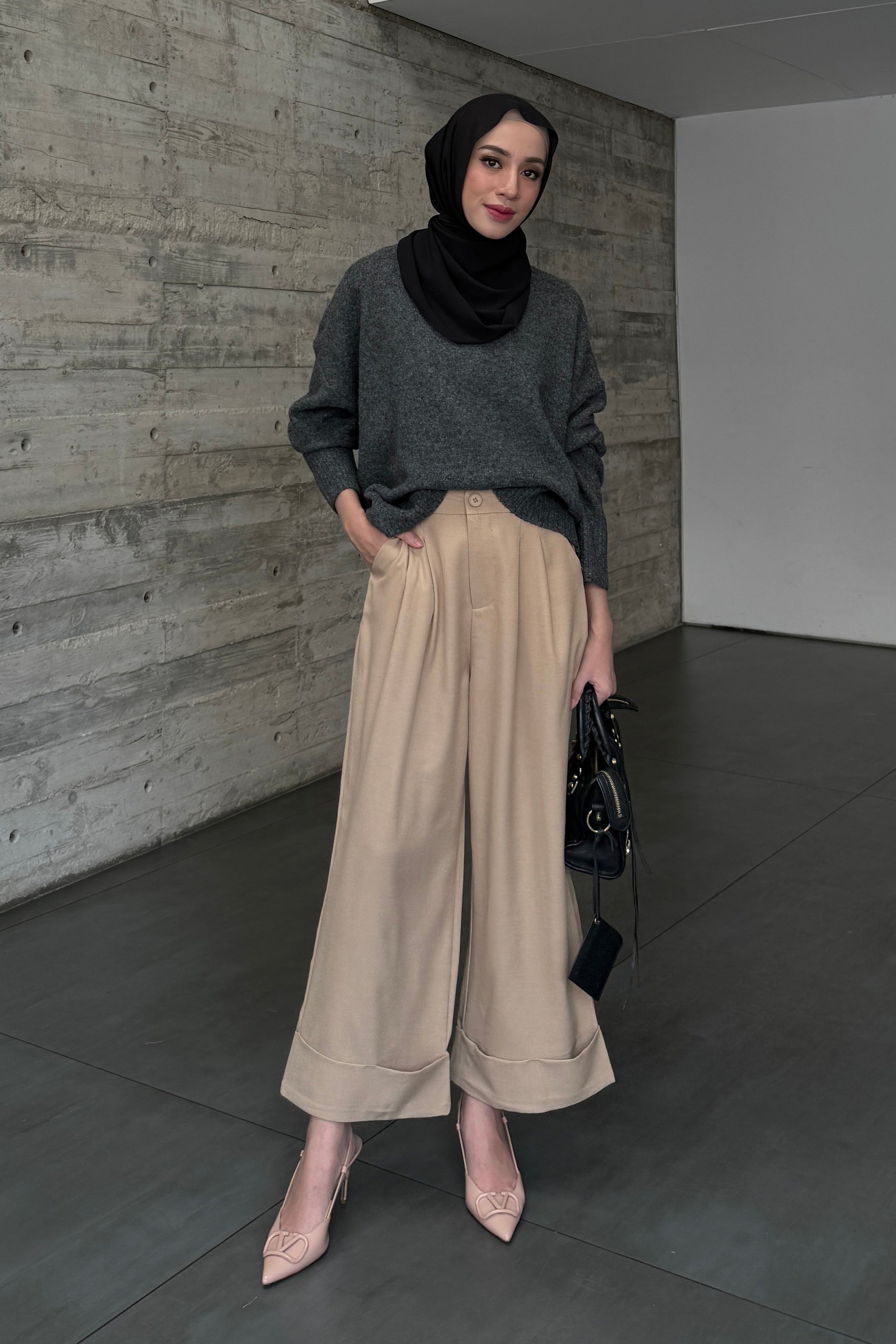 Gaia Pants - Celana Panjang Wanita Bahan Polyst Cotton