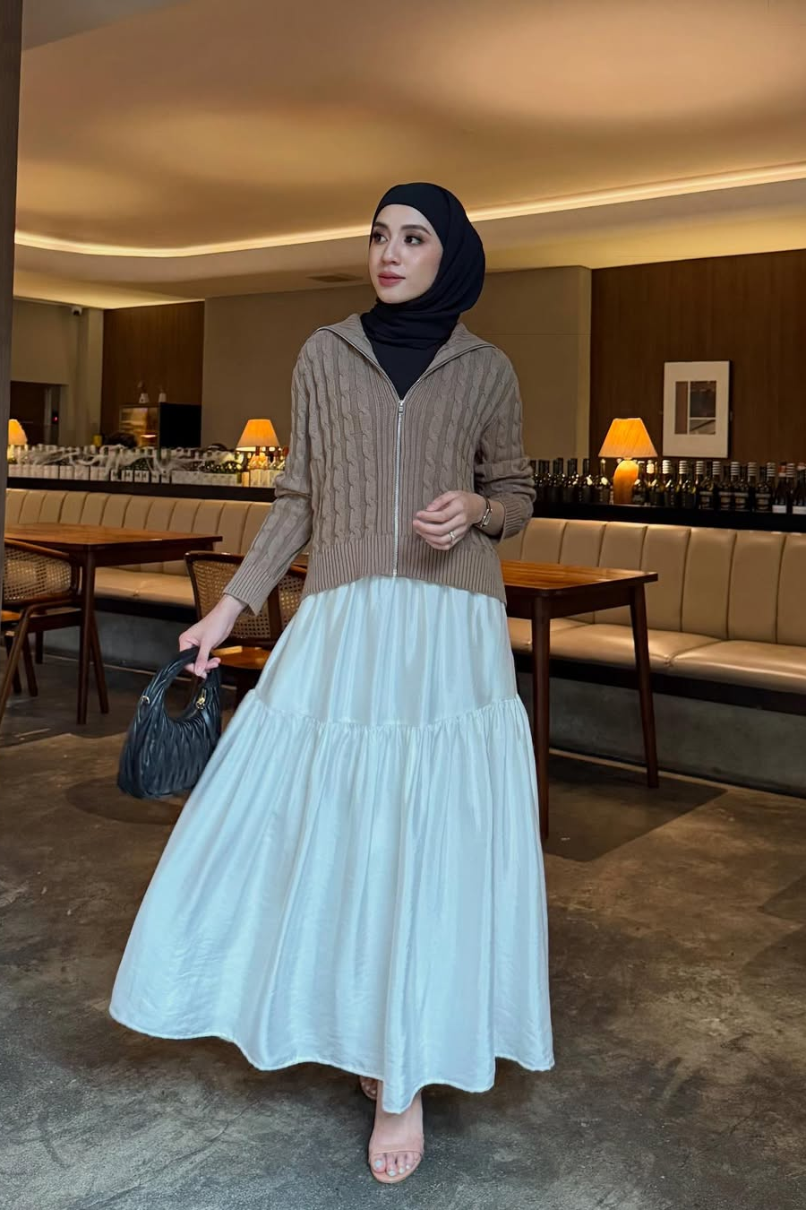 Namira Skirt - Rok Wanita Bahan Silk Import Premium