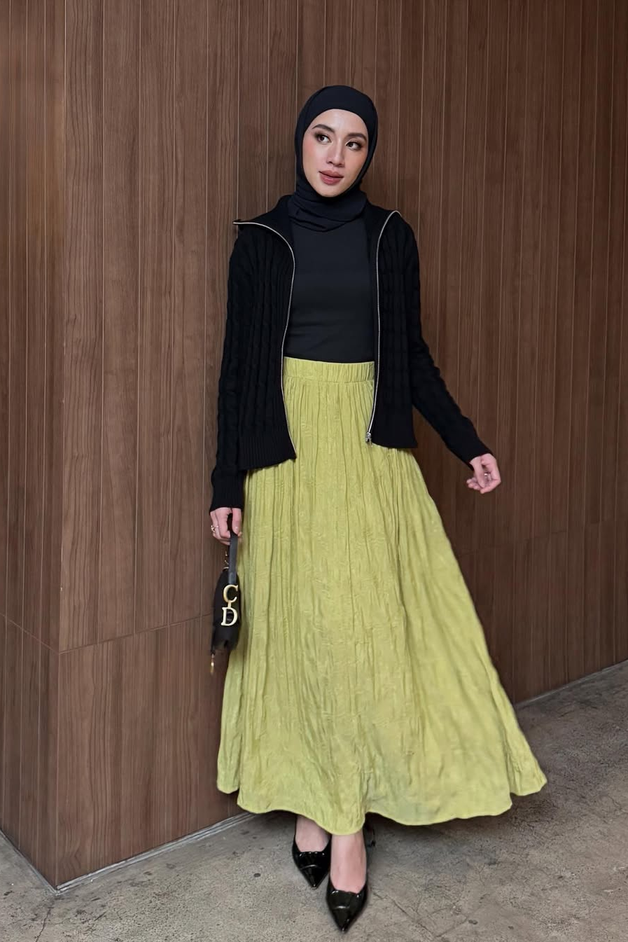 Noor Skirt - Rok Panjang Flowy Wanita Bahan Crepe Premium